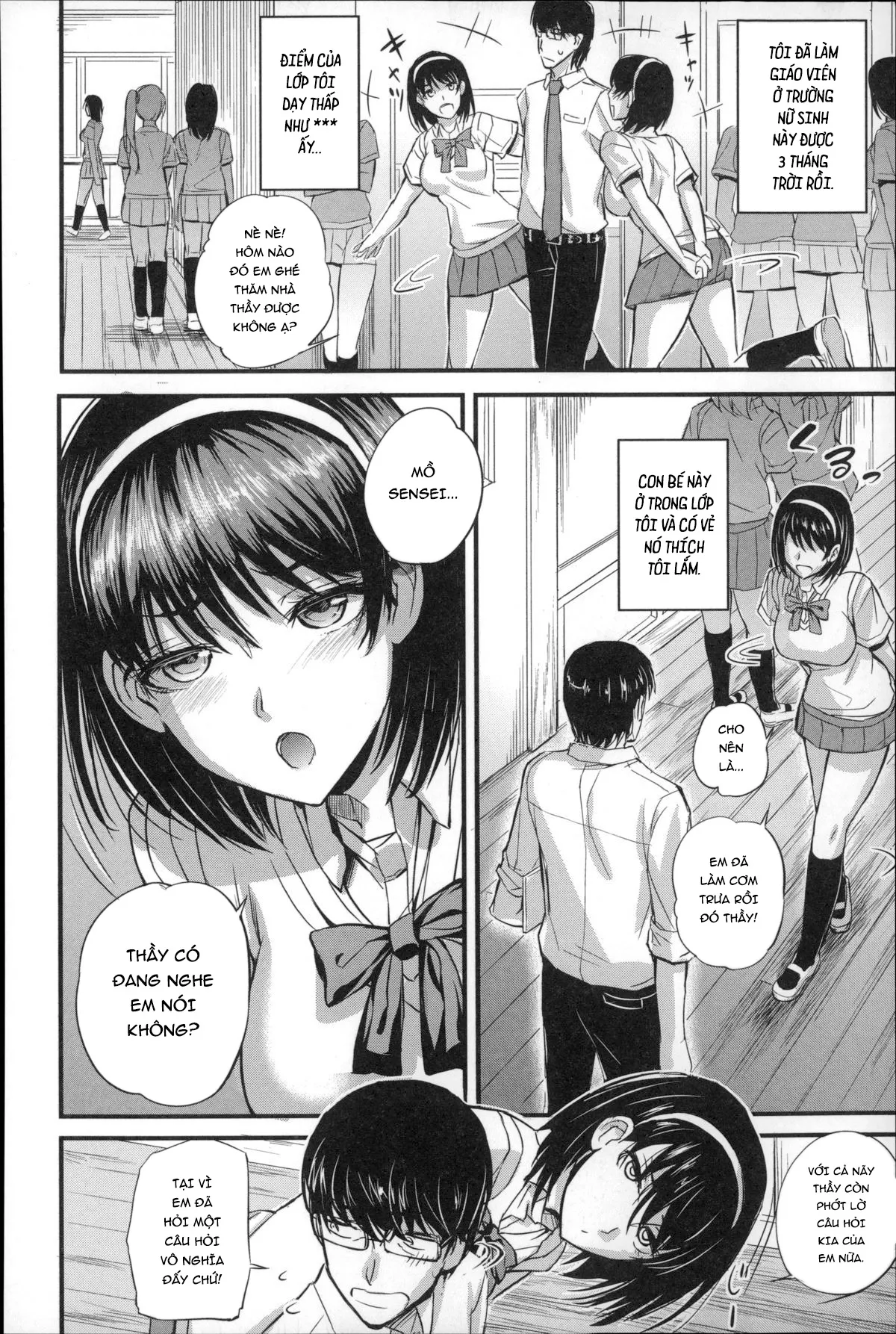 HentaiVN.net - Ảnh 9 - Dorei Sensei - Chap 1