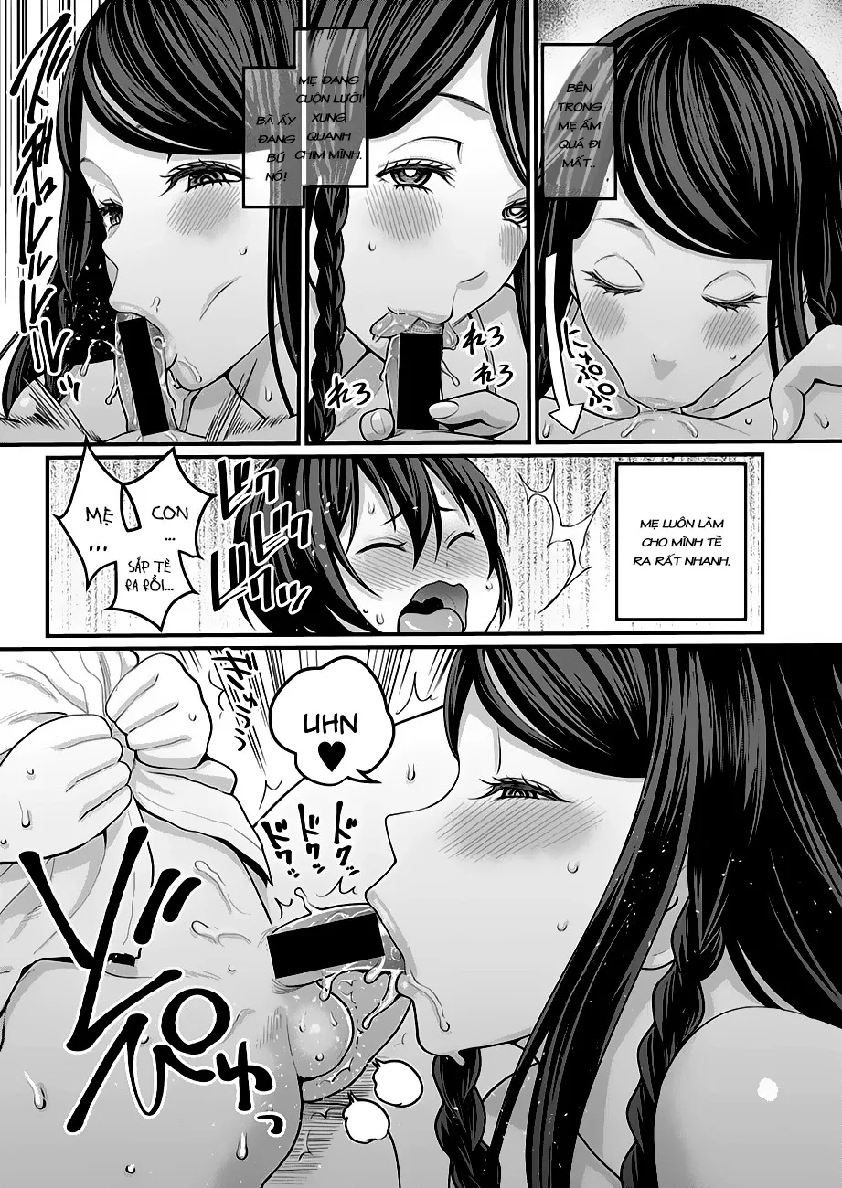 HentaiVN.net - Ảnh 9 - Bà mẹ dâm loàn và cậu con trai ngây thơ! [Reiwa No ChinTra! | Reiwa's Penis Growth Training] - Oneshot