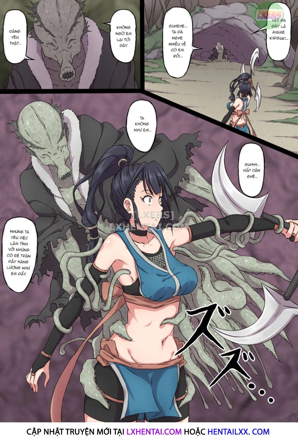 HentaiVN.net - Ảnh 10 - The Defeat Of Ayame Kunoichi [Kunoichi Ayame No Haiboku] - Oneshot