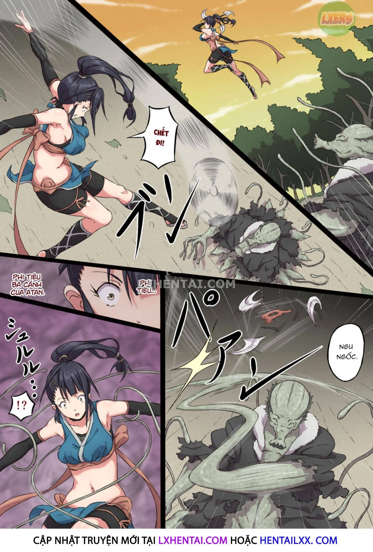 HentaiVN.net - Ảnh 12 - The Defeat Of Ayame Kunoichi [Kunoichi Ayame No Haiboku] - Oneshot