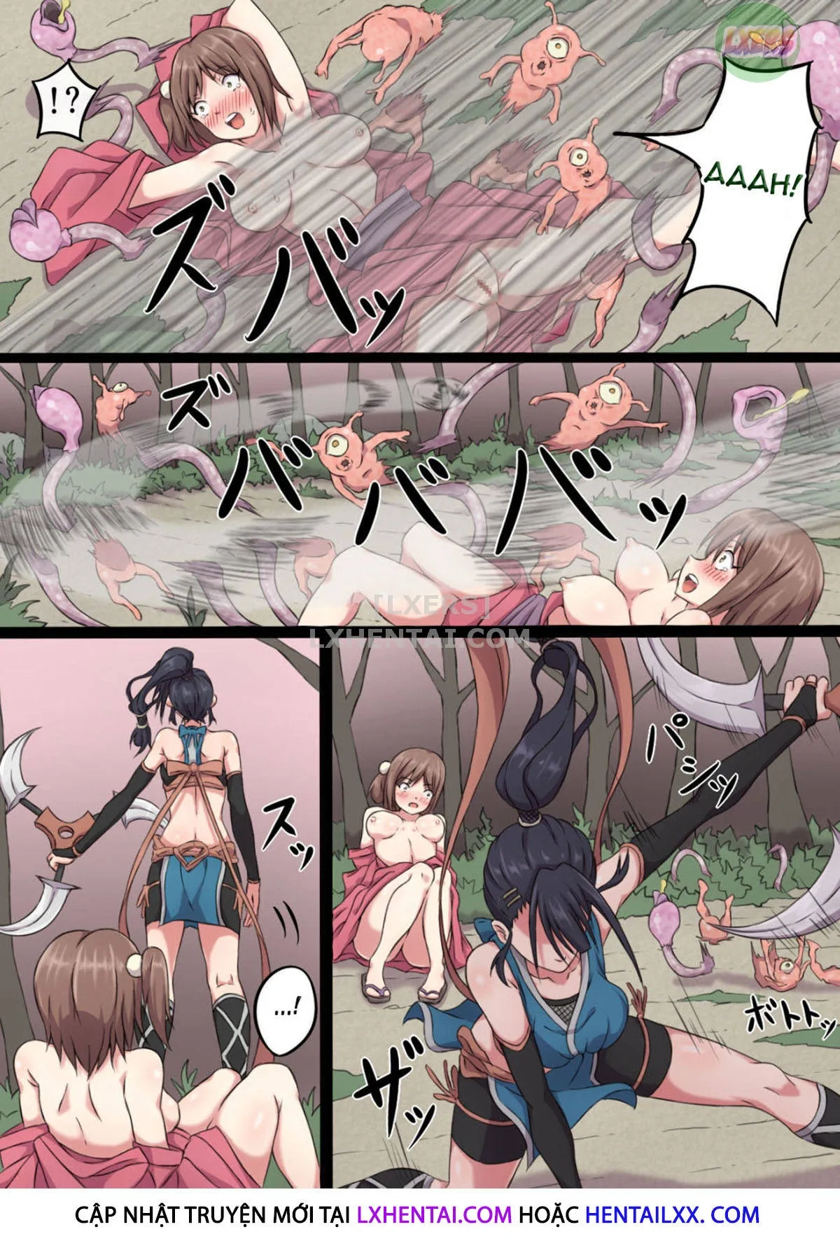 HentaiVN.net - Ảnh 5 - The Defeat Of Ayame Kunoichi [Kunoichi Ayame No Haiboku] - Oneshot