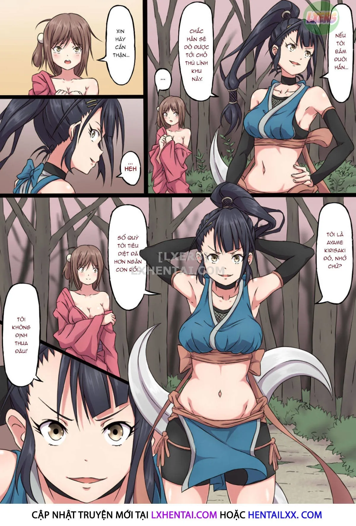 HentaiVN.net - Ảnh 7 - The Defeat Of Ayame Kunoichi [Kunoichi Ayame No Haiboku] - Oneshot