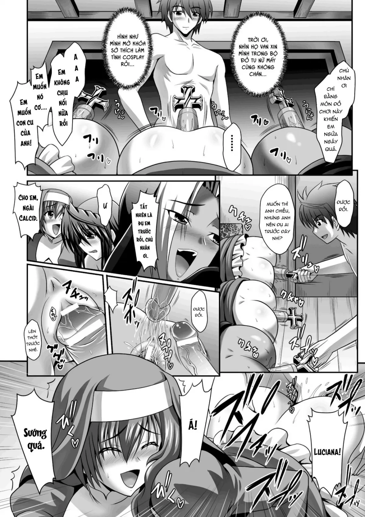 HentaiVN.net - Ảnh 10 - Harem Wedding The Sweet Honeymoon [ハーレムウェディング; The Sweet Honeymoon] - Chap 6