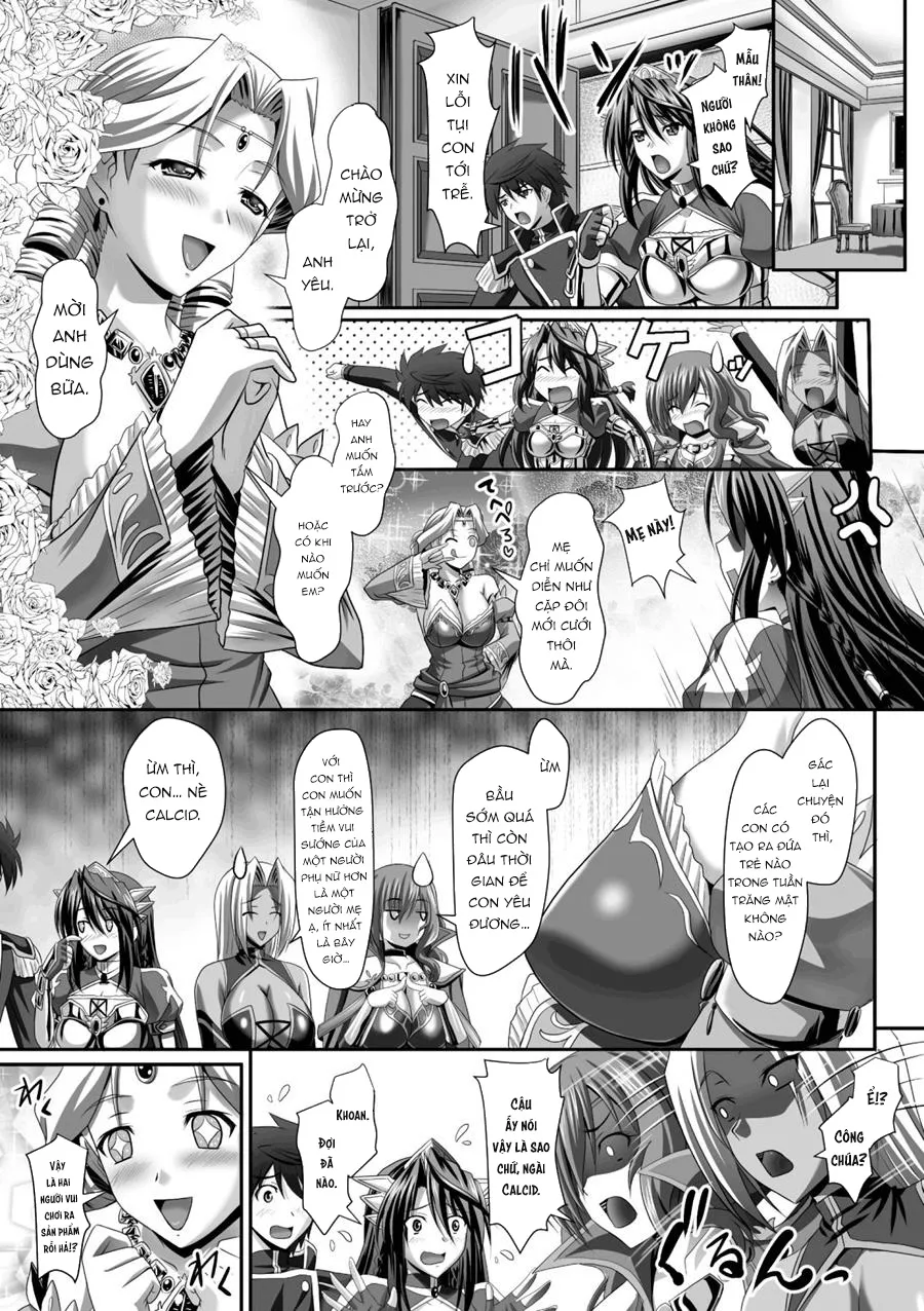HentaiVN.net - Ảnh 36 - Harem Wedding The Sweet Honeymoon [ハーレムウェディング; The Sweet Honeymoon] - Chap 8 + 9 + 10: End.