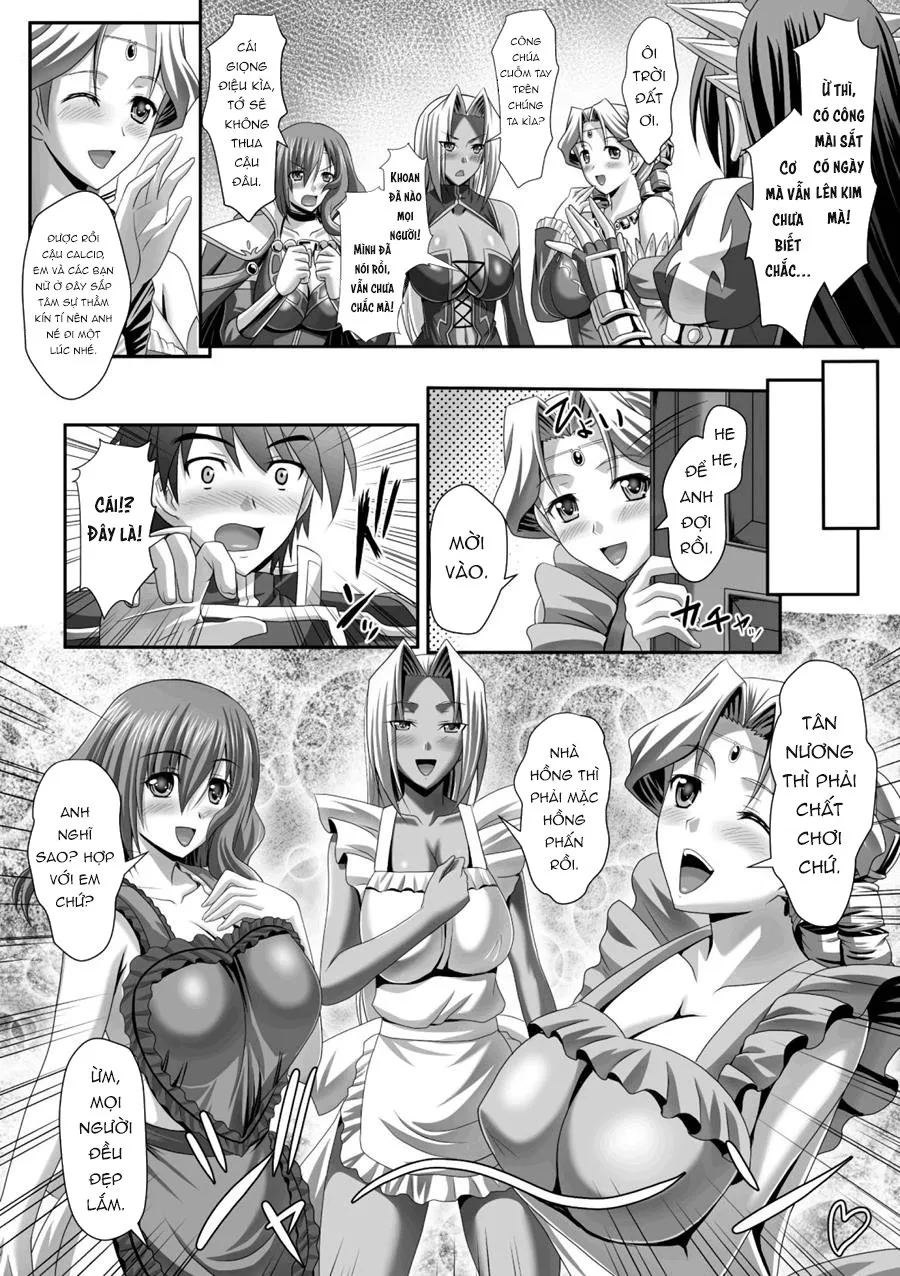 HentaiVN.net - Ảnh 37 - Harem Wedding The Sweet Honeymoon [ハーレムウェディング; The Sweet Honeymoon] - Chap 8 + 9 + 10: End.