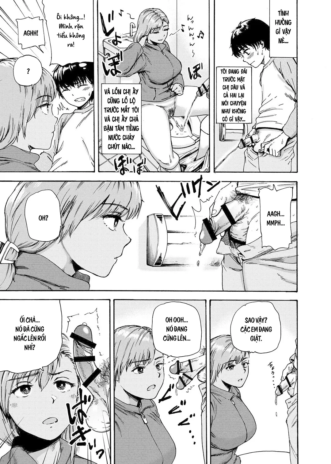HentaiVN.net - Ảnh 11 - Chị dâu – Mối tình đầu của tôi [Watashi de Sukkiri Sasechaina ~Hatsukoi Aite ni Tsurareru Ore~] - Oneshot
