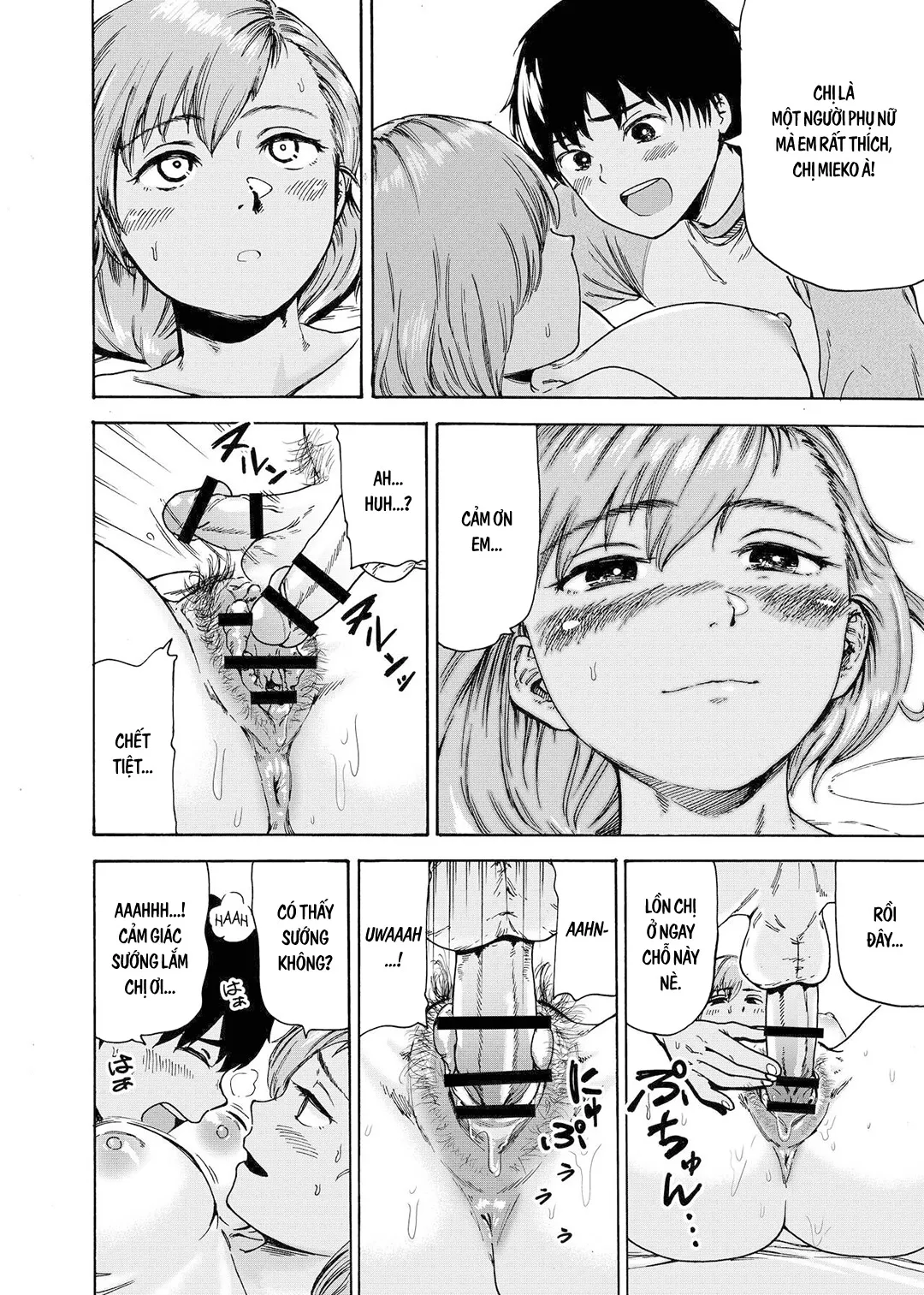 HentaiVN.net - Ảnh 20 - Chị dâu – Mối tình đầu của tôi [Watashi de Sukkiri Sasechaina ~Hatsukoi Aite ni Tsurareru Ore~] - Oneshot