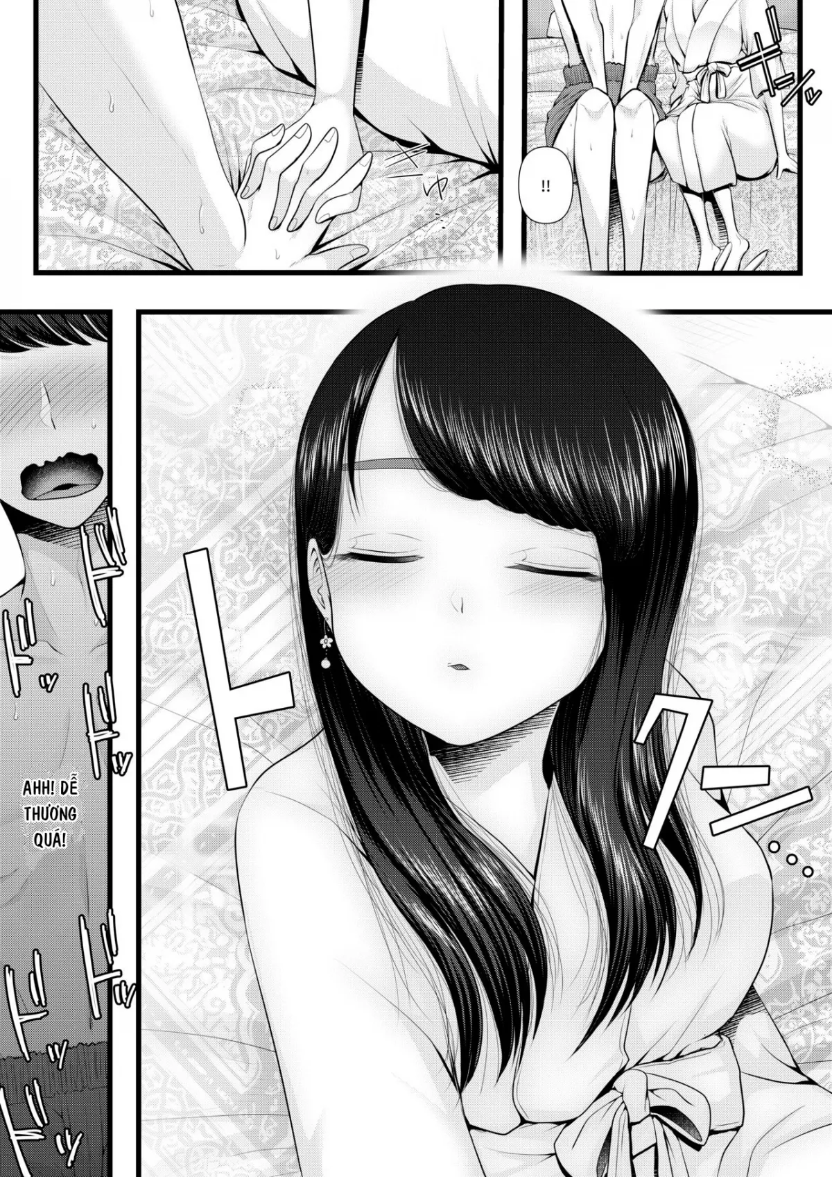 HentaiVN.net - Ảnh 10 - Hajimete no Netorare Maso-ka Choukyou ~Otomari Date Hen~ [My First Cuckold Masochist Training] - Oneshot