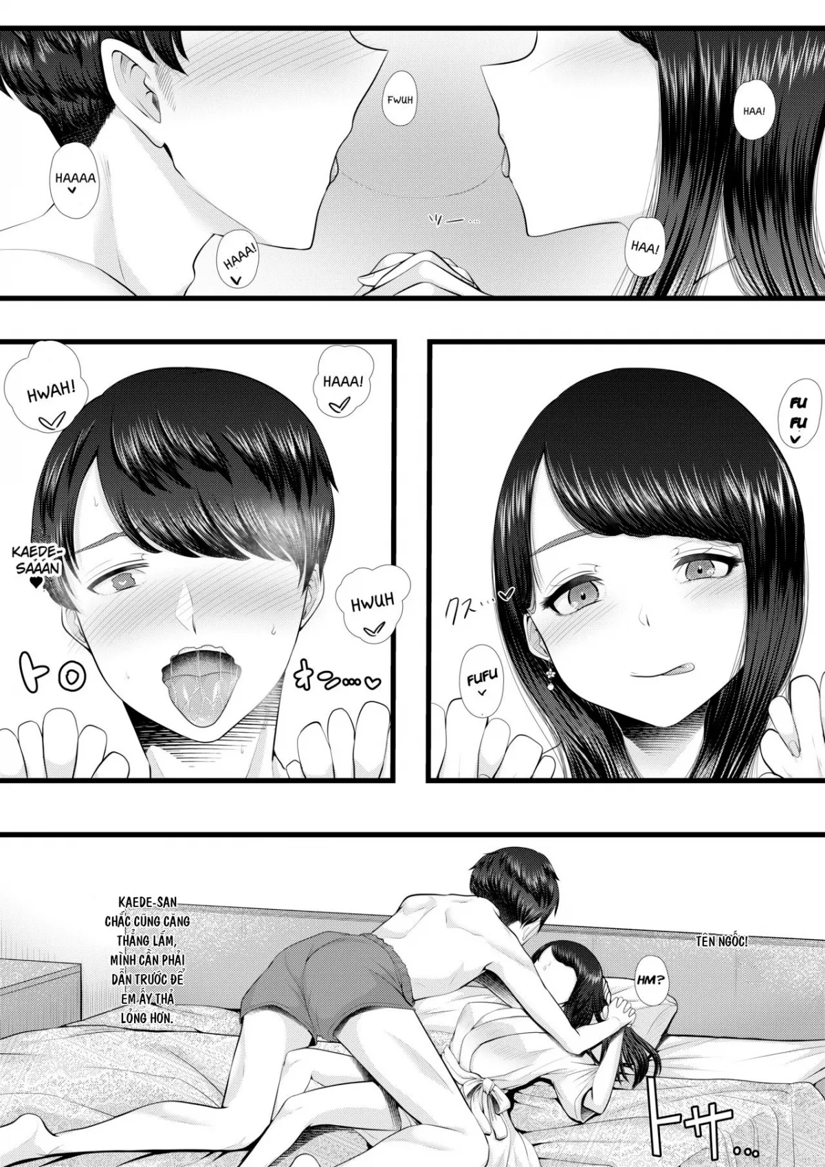 HentaiVN.net - Ảnh 12 - Hajimete no Netorare Maso-ka Choukyou ~Otomari Date Hen~ [My First Cuckold Masochist Training] - Oneshot