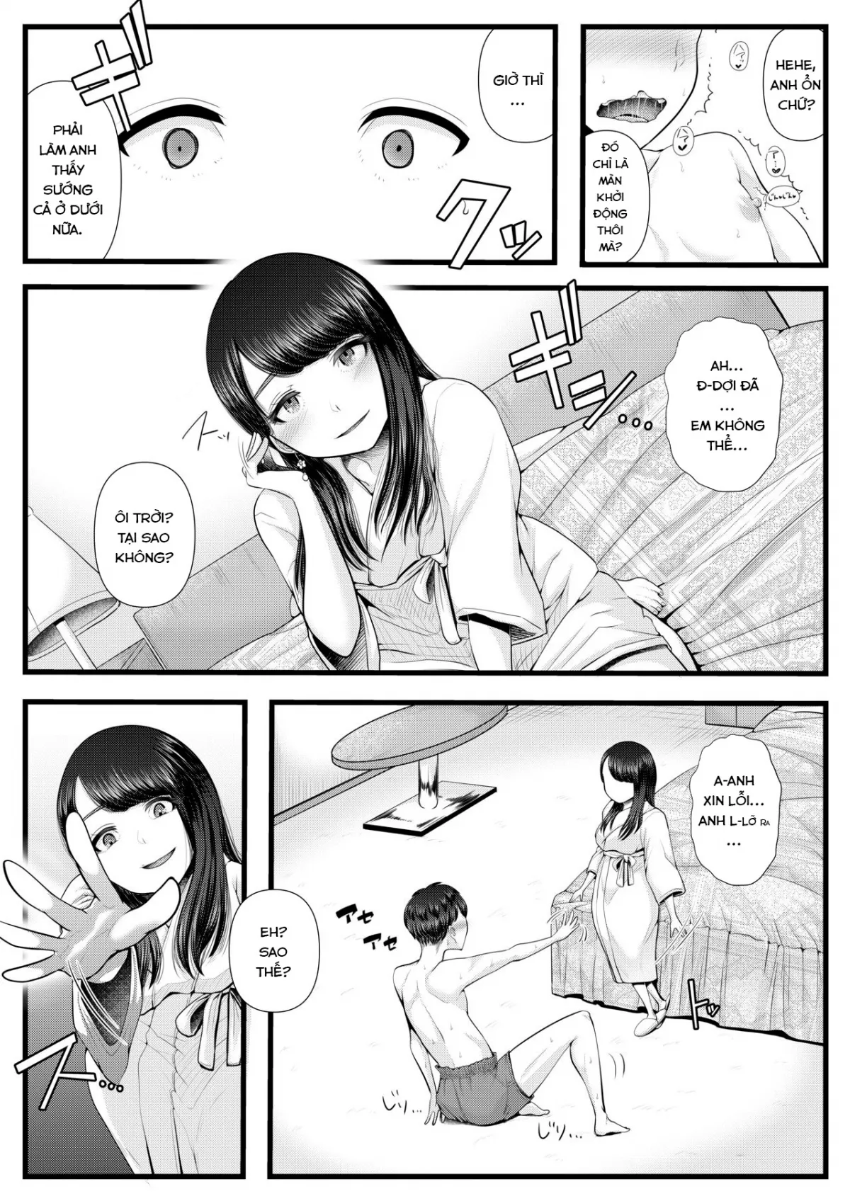 HentaiVN.net - Ảnh 19 - Hajimete no Netorare Maso-ka Choukyou ~Otomari Date Hen~ [My First Cuckold Masochist Training] - Oneshot