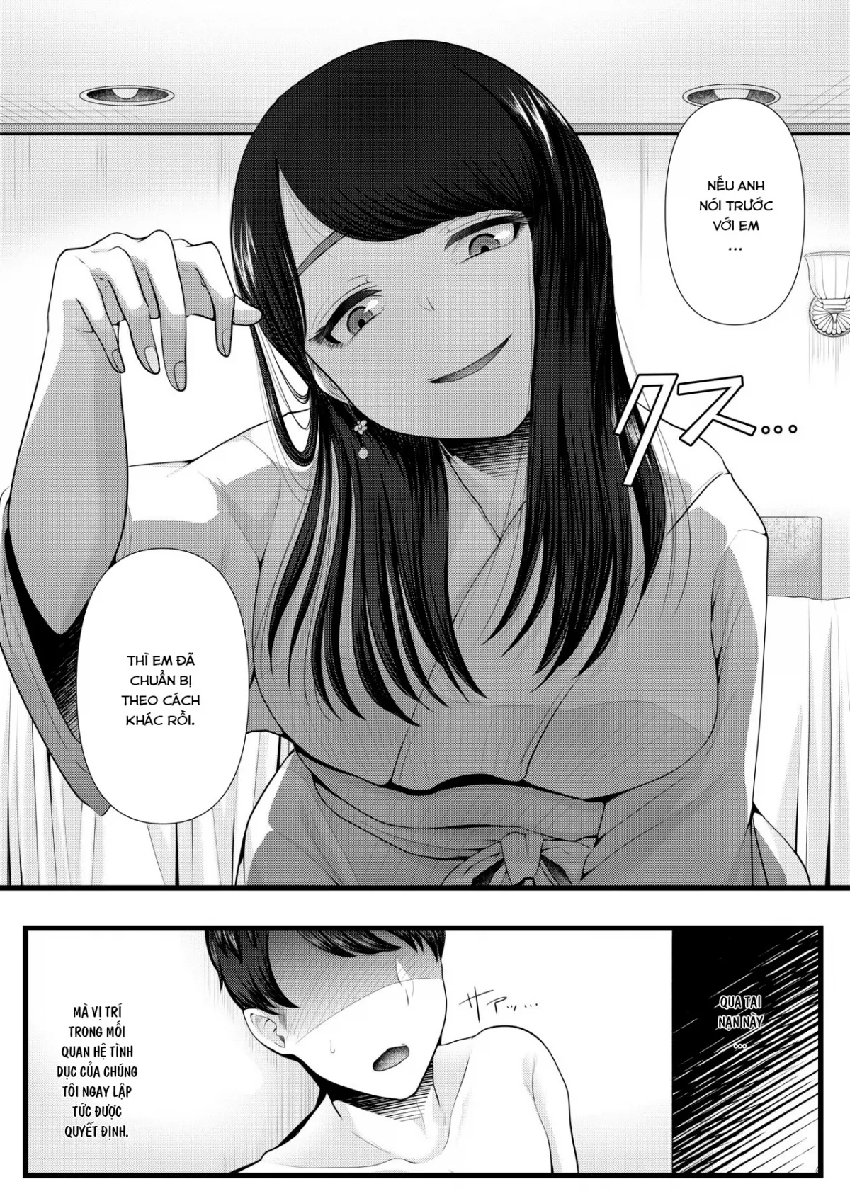 HentaiVN.net - Ảnh 22 - Hajimete no Netorare Maso-ka Choukyou ~Otomari Date Hen~ [My First Cuckold Masochist Training] - Oneshot