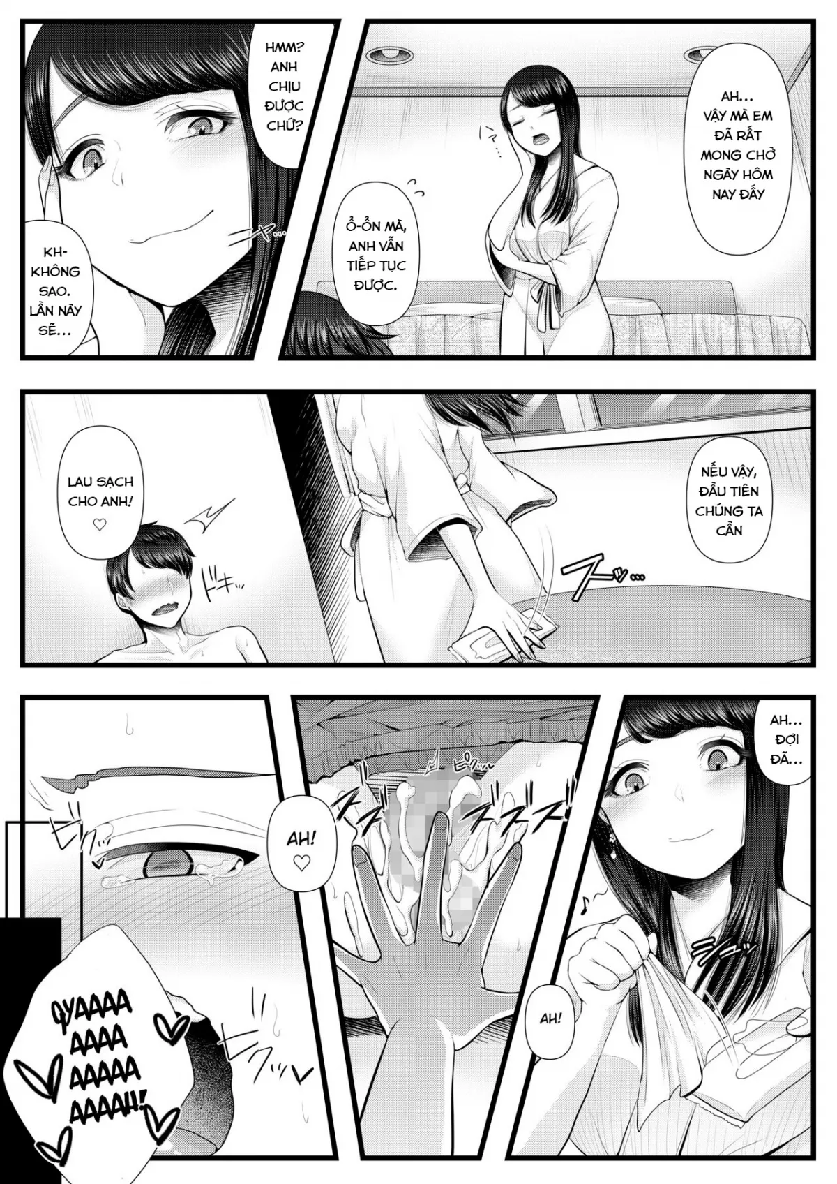 HentaiVN.net - Ảnh 23 - Hajimete no Netorare Maso-ka Choukyou ~Otomari Date Hen~ [My First Cuckold Masochist Training] - Oneshot