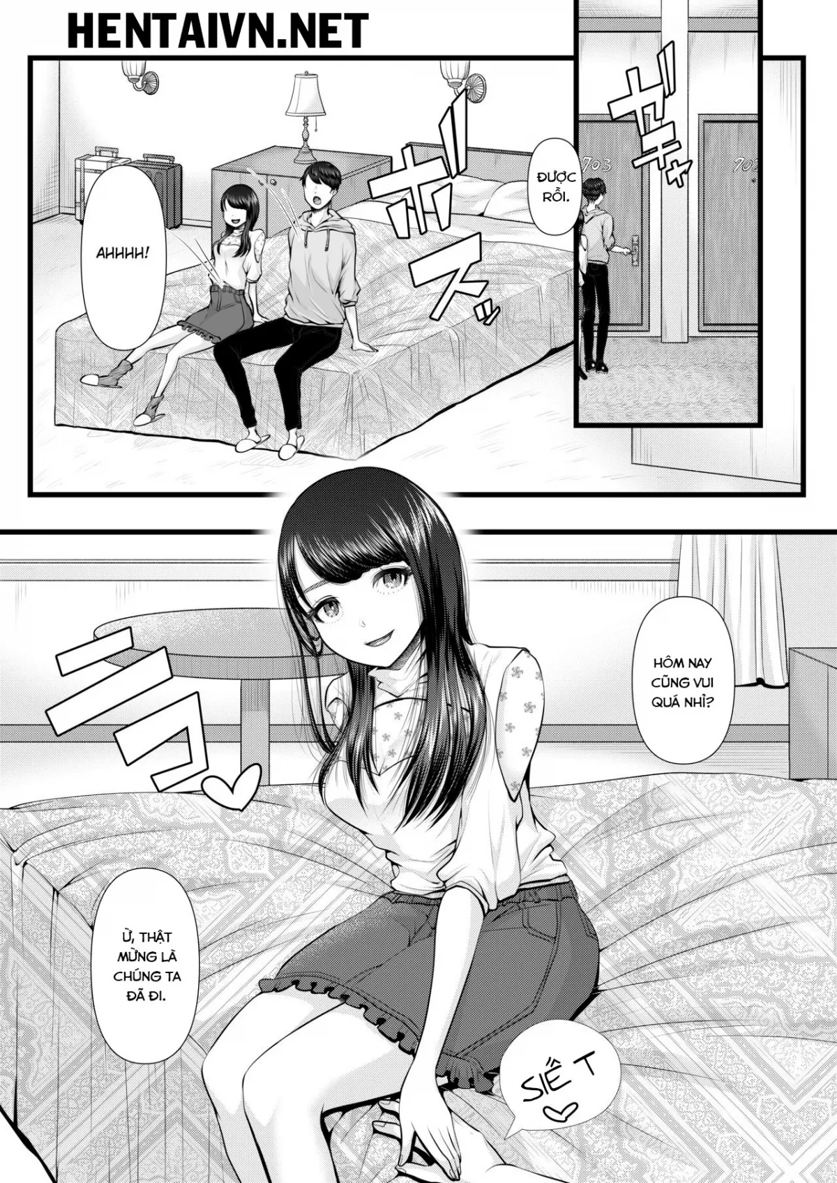 HentaiVN.net - Ảnh 4 - Hajimete no Netorare Maso-ka Choukyou ~Otomari Date Hen~ [My First Cuckold Masochist Training] - Oneshot