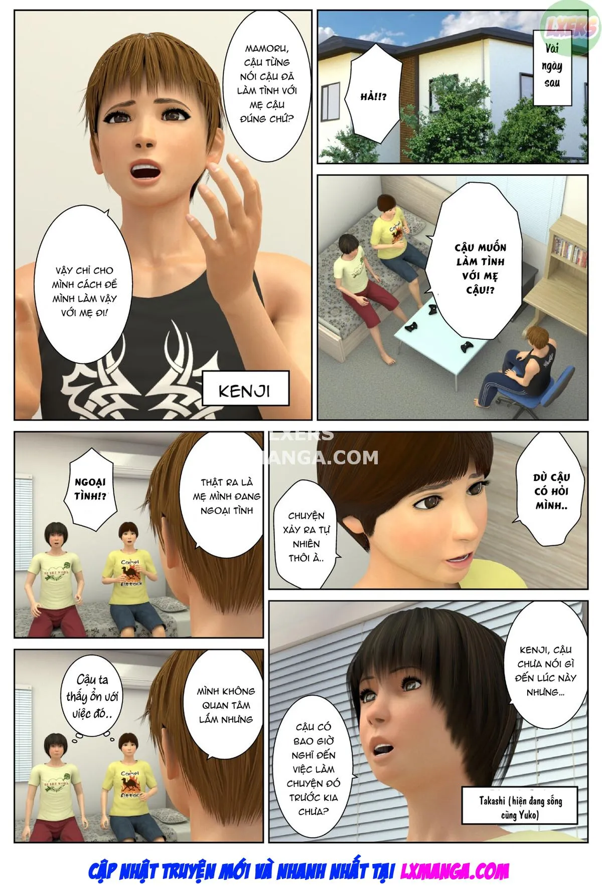 HentaiVN.net - Ảnh 23 - My Ejaculating Lifestyle With My Mom [Mama-Sha! Boku to Mama no Shasei Seikatsu] - Chap 1