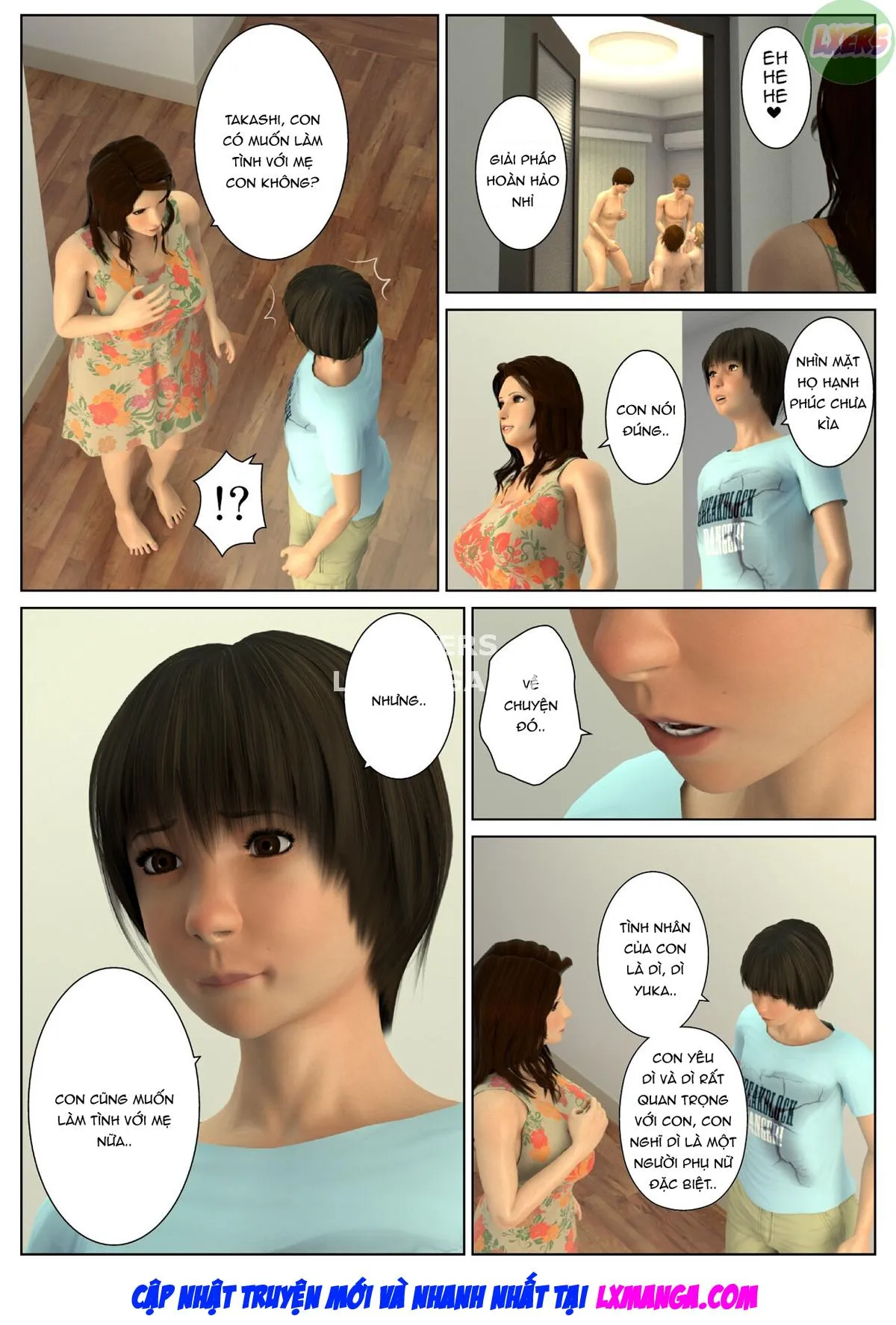 HentaiVN.net - Ảnh 48 - My Ejaculating Lifestyle With My Mom [Mama-Sha! Boku to Mama no Shasei Seikatsu] - Chap 1