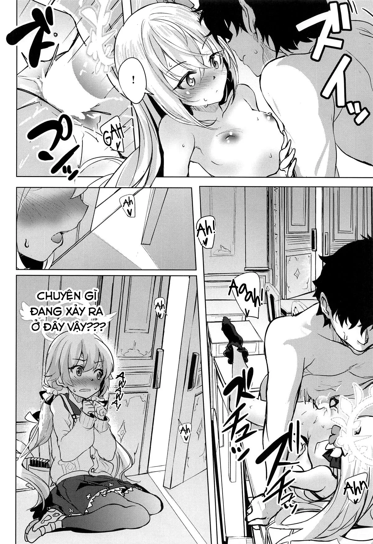 HentaiVN.net - Ảnh 14 - Azusa và tiết học phụ đạo sau giờ học - Oneshot nổ lớp học