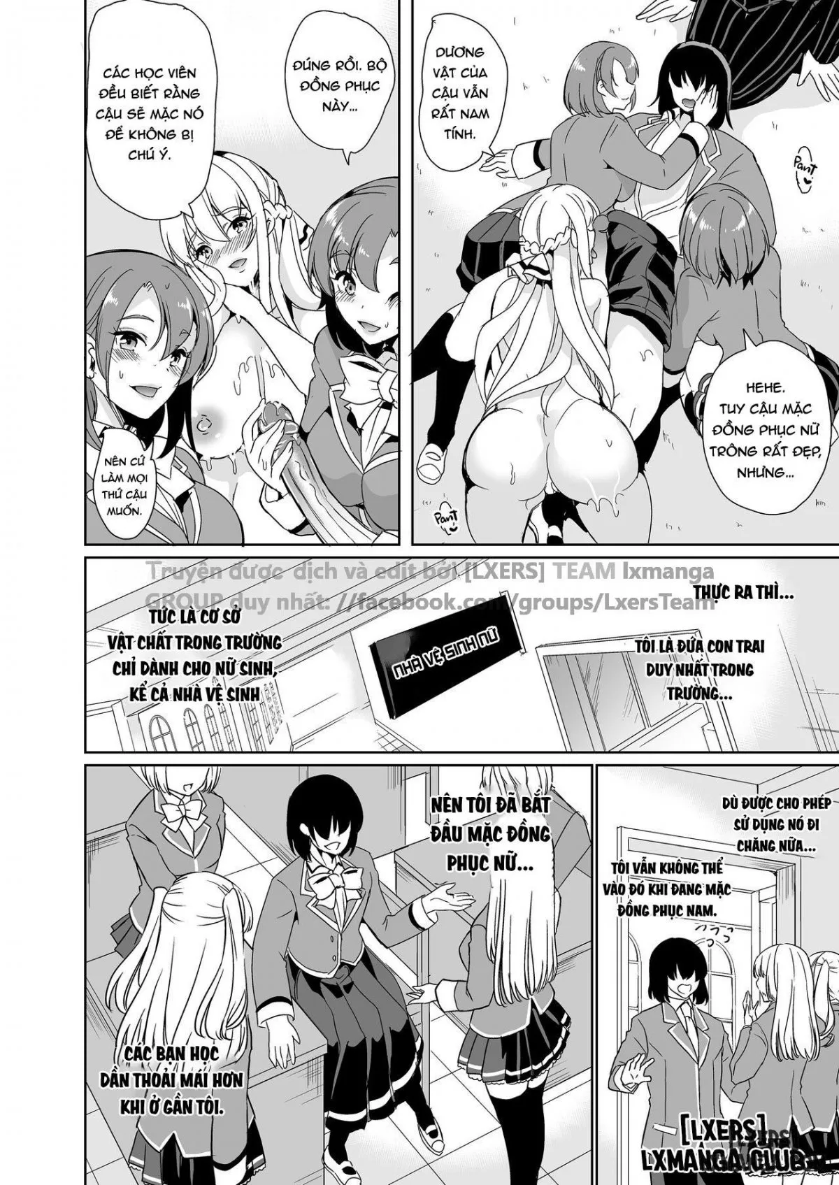 HentaiVN.net - Ảnh 17 - The Lone Cock in the Sex Club for Girls - Oneshot