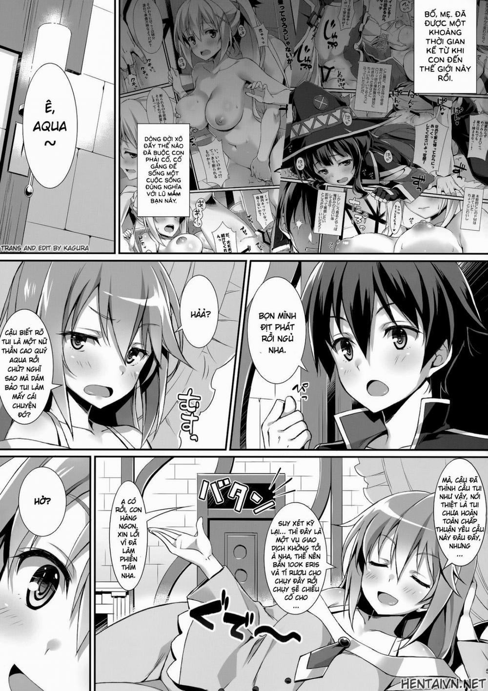 HentaiVN.net - Ảnh 5 - Kono Zannen Sugiru Megami ni Seisai o! (Kono Subarashii Sekai ni Syukufuku o!) [Punishment for this Deplorable Goddess!; この残念すぎる女神に制裁を!] - Oneshot