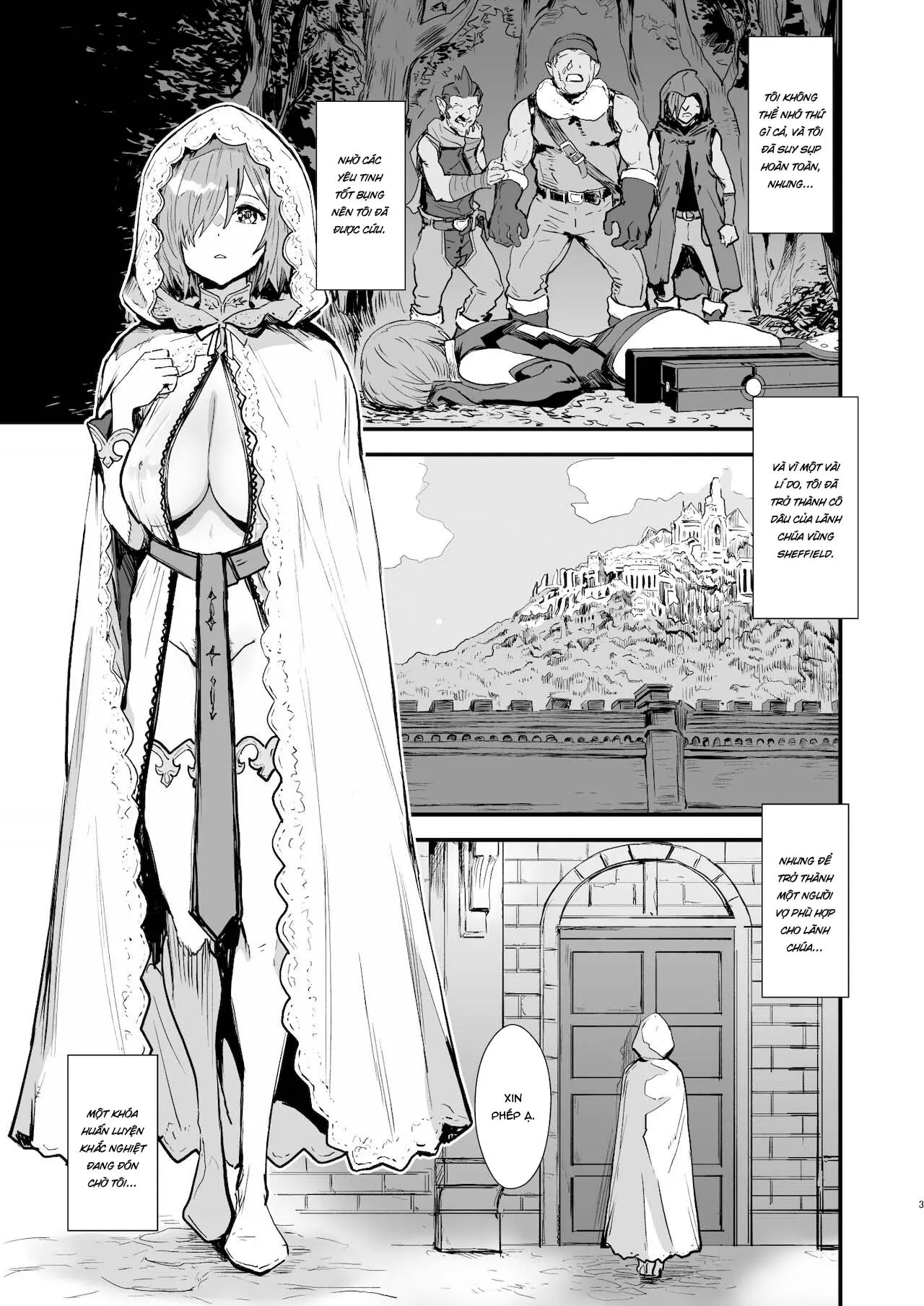 HentaiVN.net - Ảnh 4 - Mashu và khóa đào tạo cô dâu [Mash no Hanayome Shugyou,マシュの花嫁修業] - Chap 1?