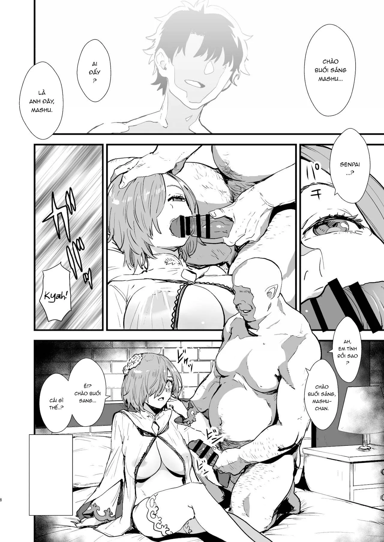 HentaiVN.net - Ảnh 9 - Mashu và khóa đào tạo cô dâu [Mash no Hanayome Shugyou,マシュの花嫁修業] - Chap 1?