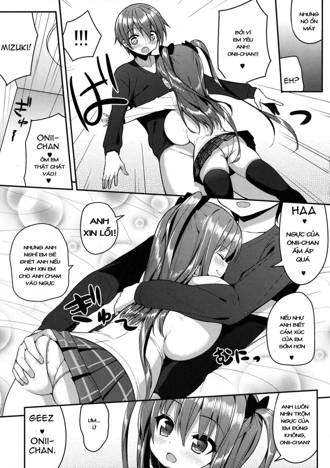HentaiVN.net - Ảnh 15 - Đừng có chối! anh thích ngực em mà đúng không? [Kocchi o Mite yo Onii-chan] - Oneshot
