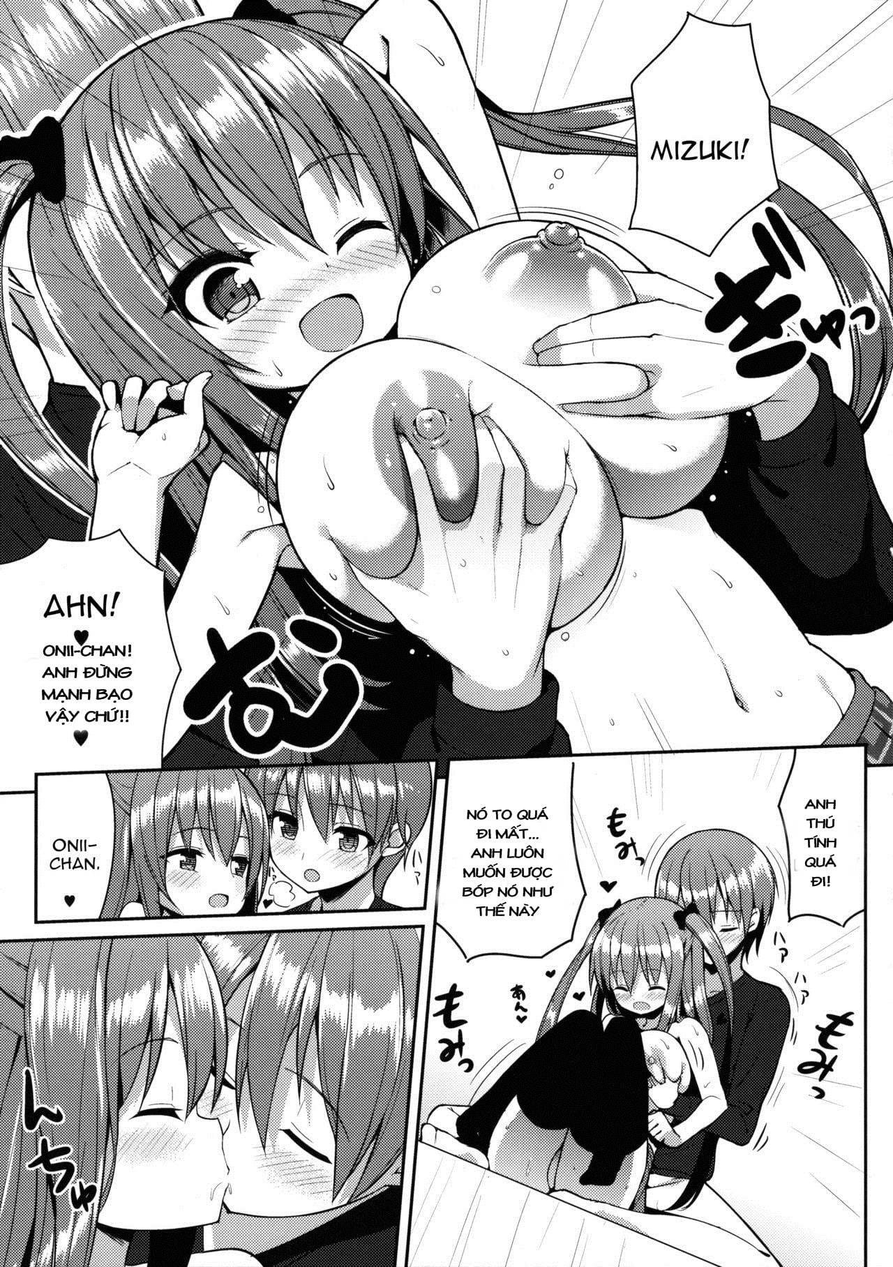 HentaiVN.net - Ảnh 17 - Đừng có chối! anh thích ngực em mà đúng không? [Kocchi o Mite yo Onii-chan] - Oneshot