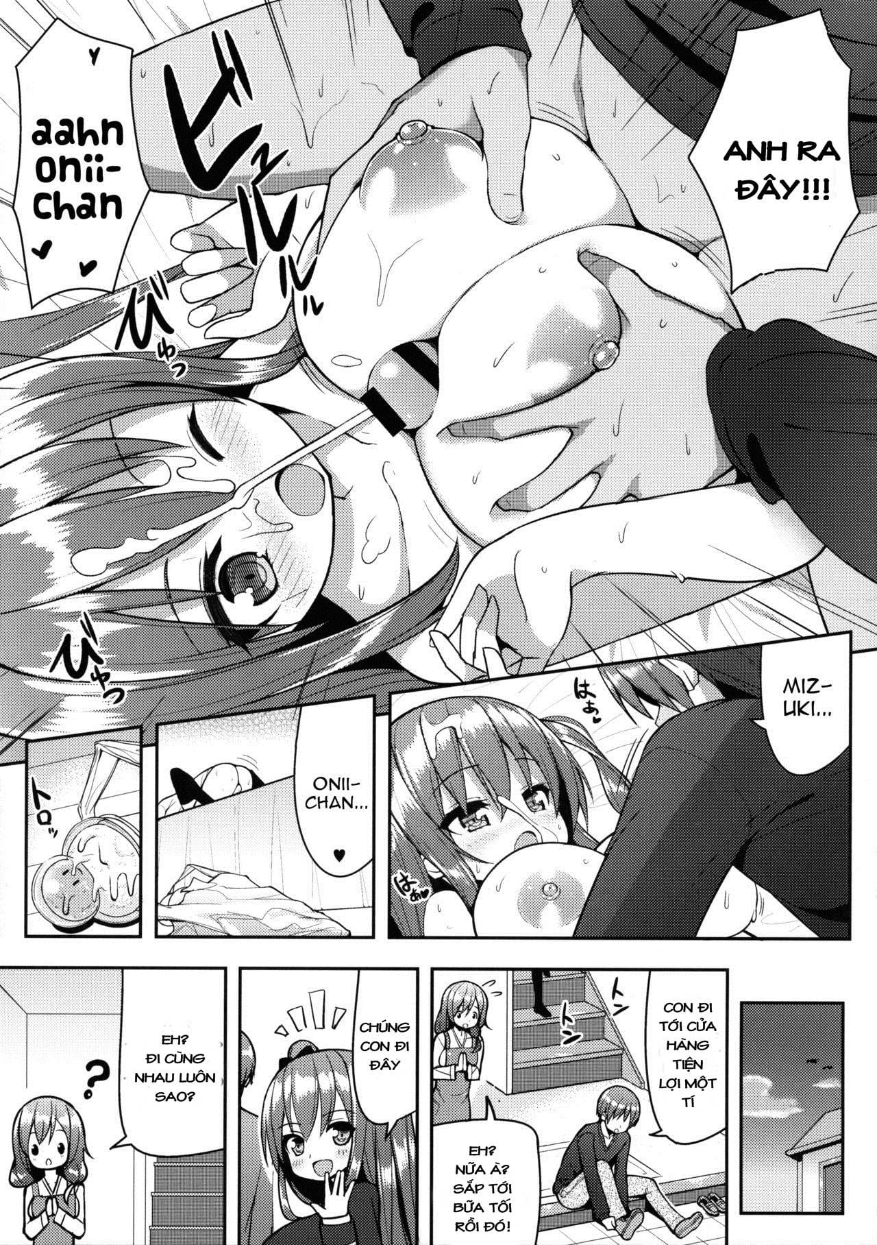 HentaiVN.net - Ảnh 21 - Đừng có chối! anh thích ngực em mà đúng không? [Kocchi o Mite yo Onii-chan] - Oneshot