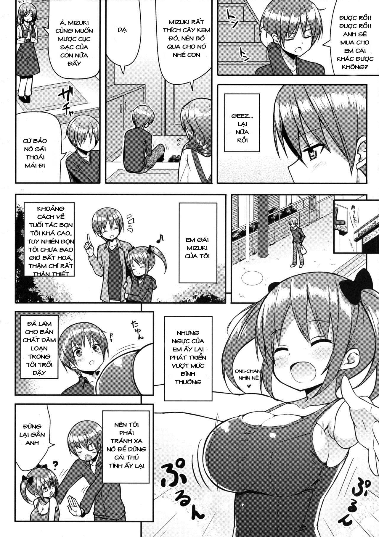 HentaiVN.net - Ảnh 4 - Đừng có chối! anh thích ngực em mà đúng không? [Kocchi o Mite yo Onii-chan] - Oneshot