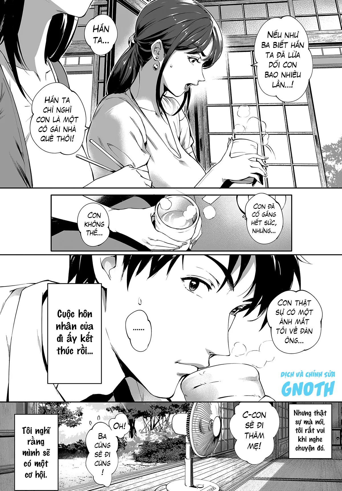 HentaiVN.net - Ảnh 5 - Kage no Tsuru Ito Tendrils in the Shadows - Oneshot