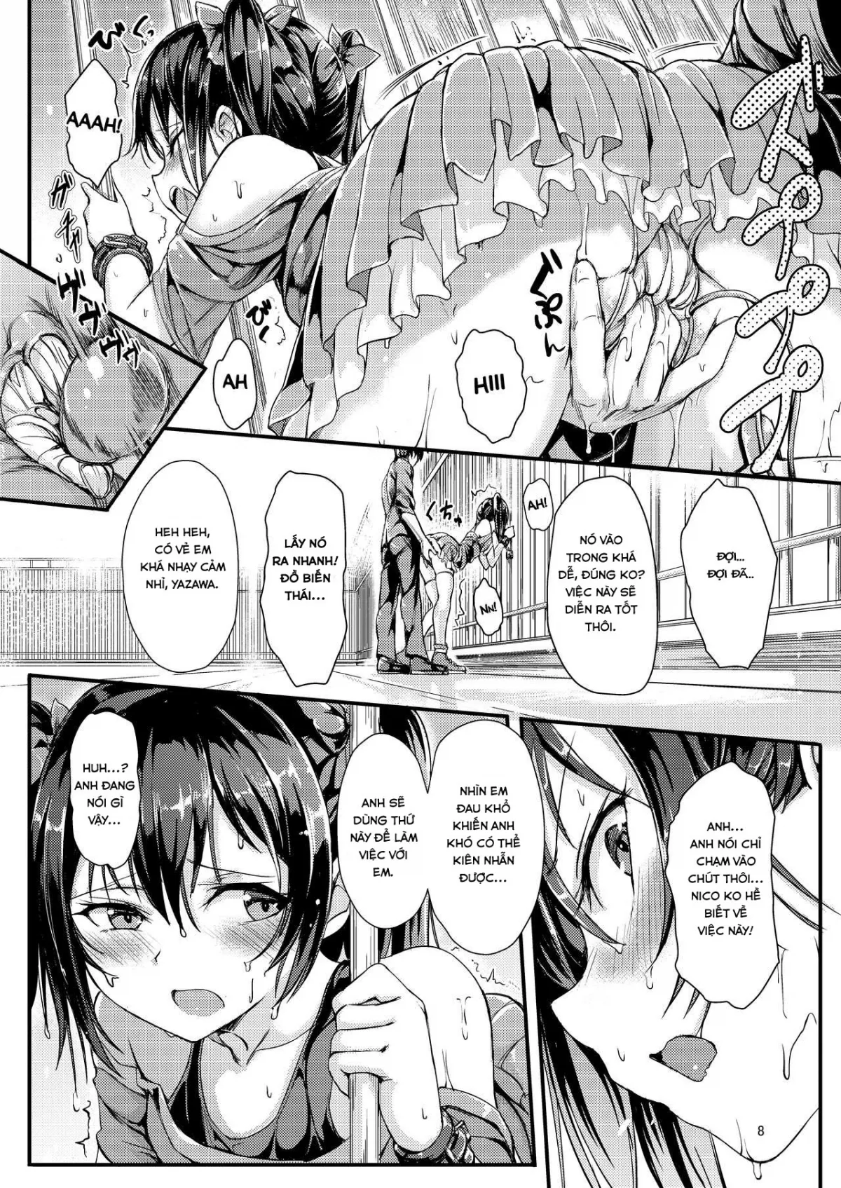 HentaiVN.net - Ảnh 8 - Nico Joku (Love Live!) [Nico Rape; Địt Nico] - Oneshot