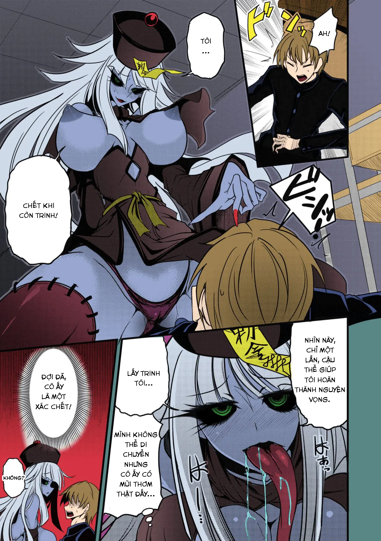 HentaiVN.net - Ảnh 4 - Reigen Shoukan Love Jiangshi [霊幻召喚ラブキョンシー] - Oneshot