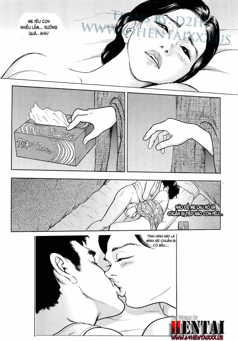 HentaiVN.net - Ảnh 16 - Mother Who Pretends To Be Asleep - Oneshot
