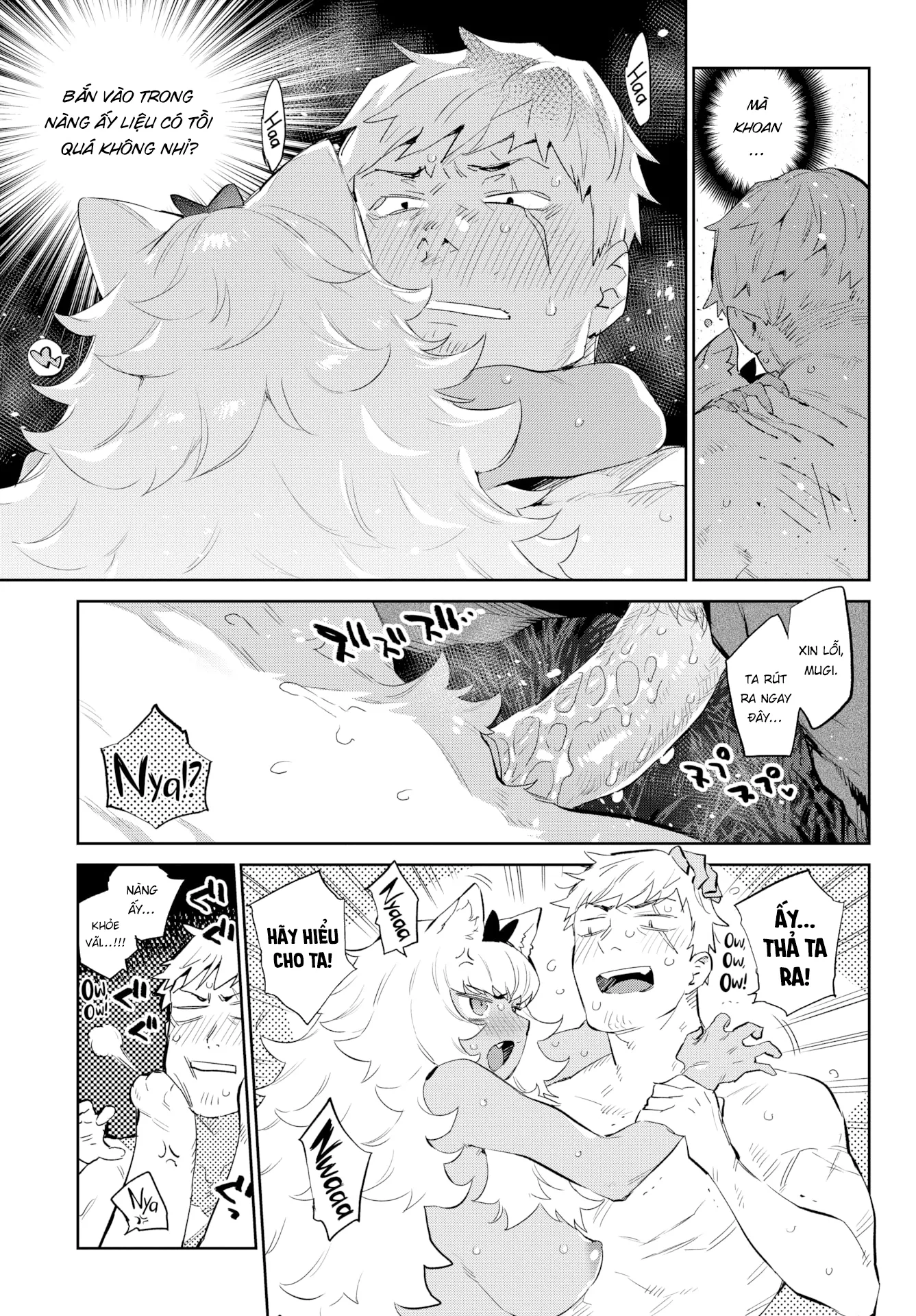 HentaiVN.net - Ảnh 24 - Otherworldly Maidens Series - The Adventurers Path to Love Is an Animal Trail