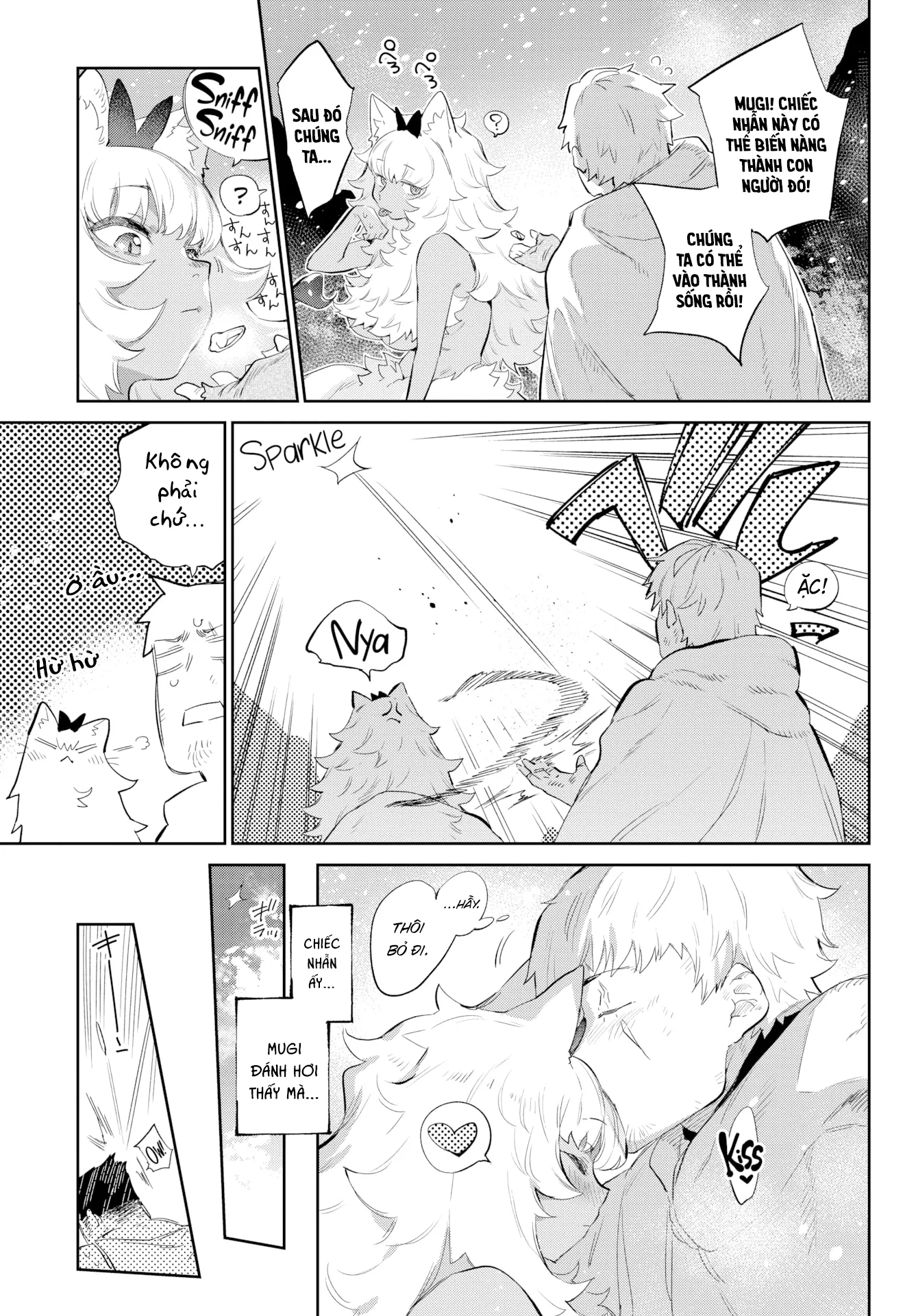 HentaiVN.net - Ảnh 30 - Otherworldly Maidens Series - The Adventurers Path to Love Is an Animal Trail