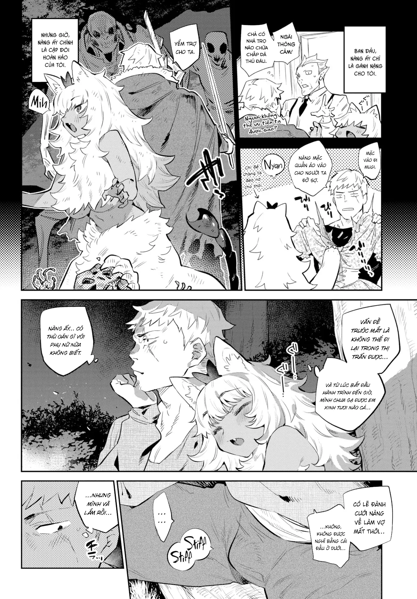 HentaiVN.net - Ảnh 5 - Otherworldly Maidens Series - The Adventurers Path to Love Is an Animal Trail