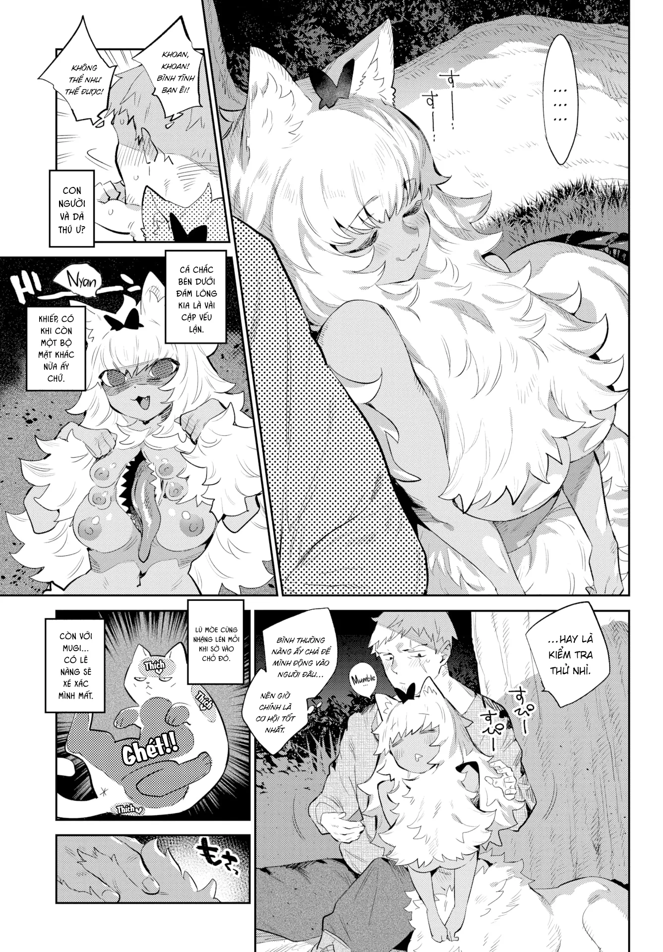 HentaiVN.net - Ảnh 6 - Otherworldly Maidens Series - The Adventurers Path to Love Is an Animal Trail