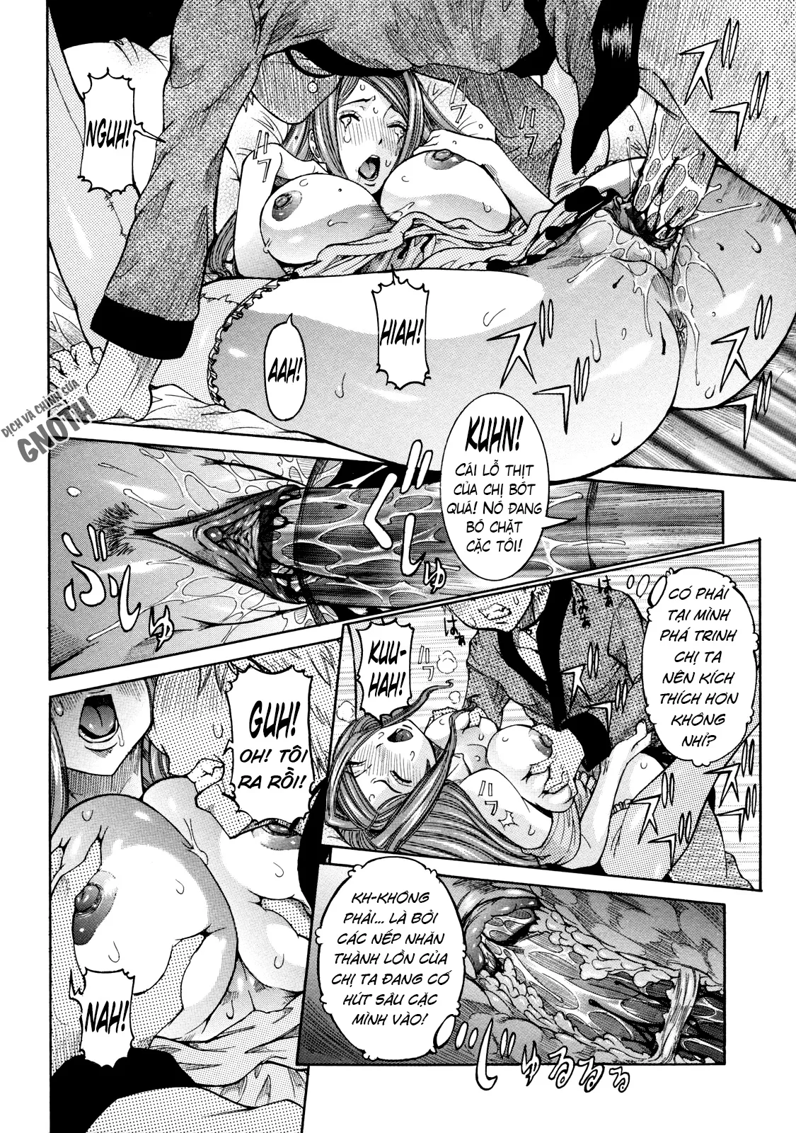 HentaiVN.net - Ảnh 11 - Nenchaku Taishitsu [Sticky Constitution] - Chap 2 - Cặp song sinh và tôi (1)