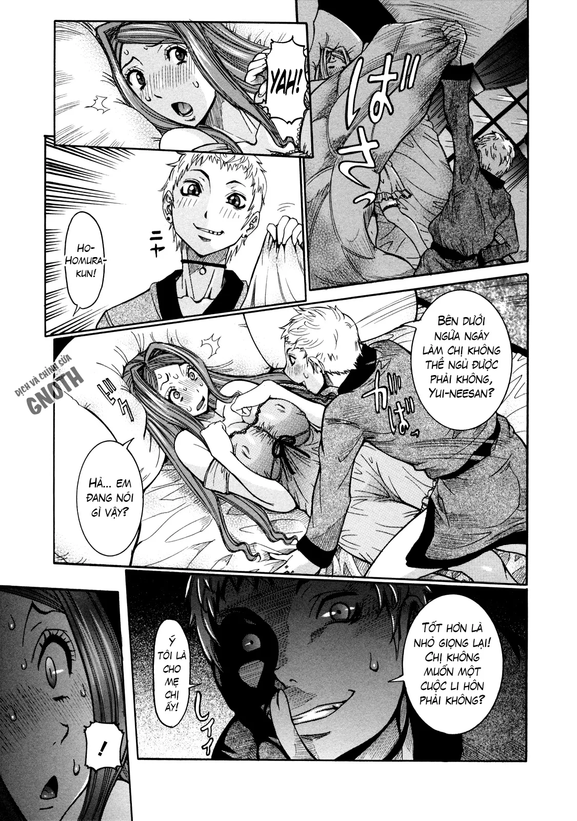 HentaiVN.net - Ảnh 6 - Nenchaku Taishitsu [Sticky Constitution] - Chap 2 - Cặp song sinh và tôi (1)