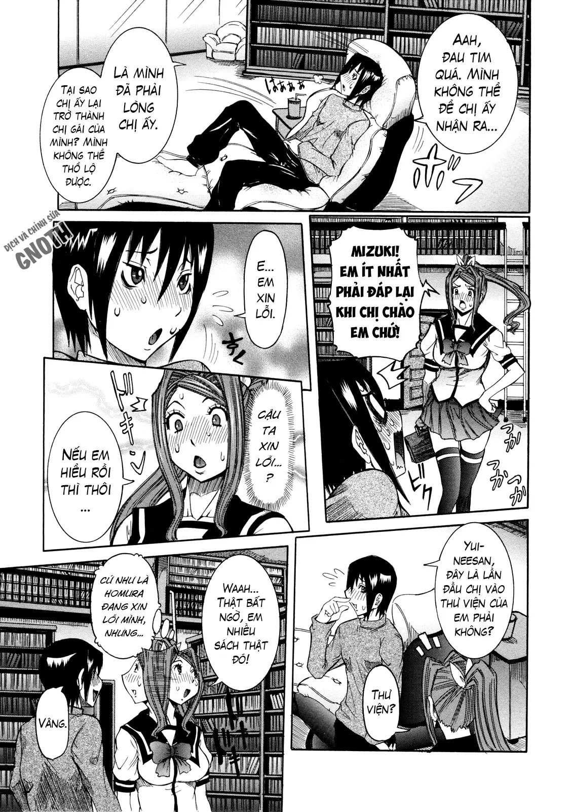 HentaiVN.net - Ảnh 4 - Nenchaku Taishitsu [Sticky Constitution] - Chap 3 - Cặp song sinh và tôi (2)