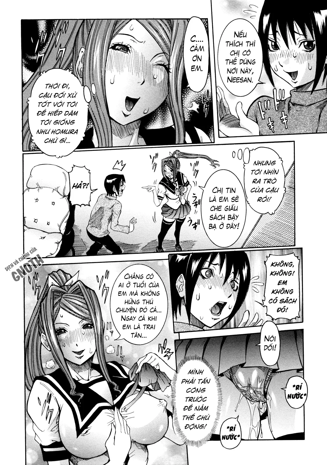 HentaiVN.net - Ảnh 5 - Nenchaku Taishitsu [Sticky Constitution] - Chap 3 - Cặp song sinh và tôi (2)
