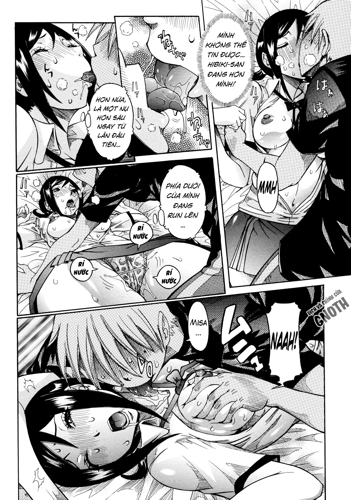 HentaiVN.net - Ảnh 11 - Nenchaku Taishitsu [Sticky Constitution] - Chap 4 – Anh trai, em gái và chị gái, em trai (1)