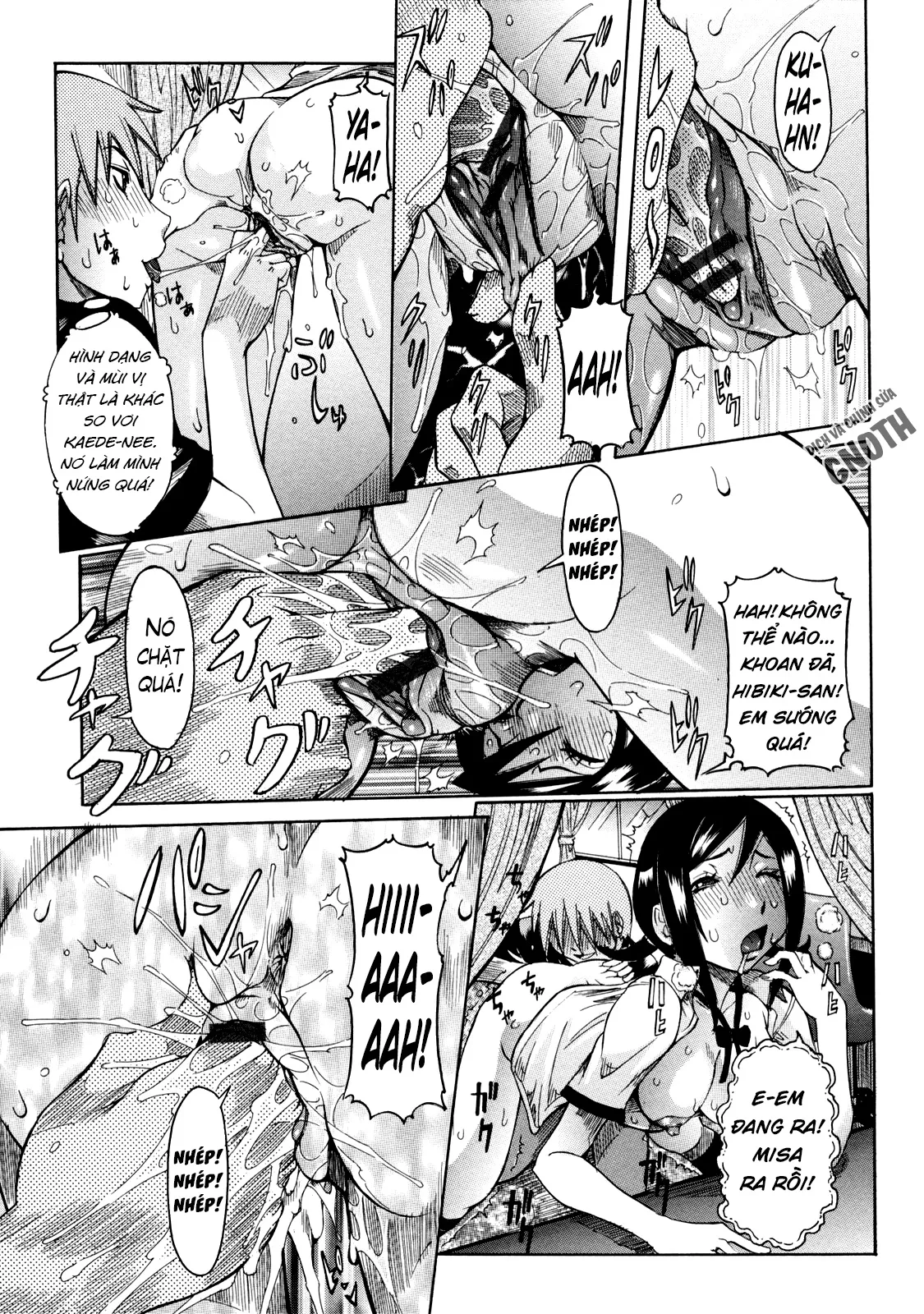 HentaiVN.net - Ảnh 14 - Nenchaku Taishitsu [Sticky Constitution] - Chap 4 – Anh trai, em gái và chị gái, em trai (1)