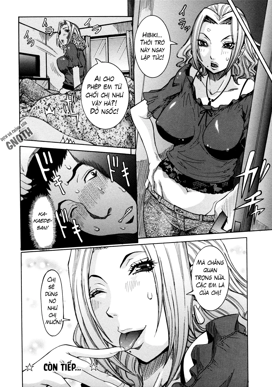 HentaiVN.net - Ảnh 21 - Nenchaku Taishitsu [Sticky Constitution] - Chap 4 – Anh trai, em gái và chị gái, em trai (1)