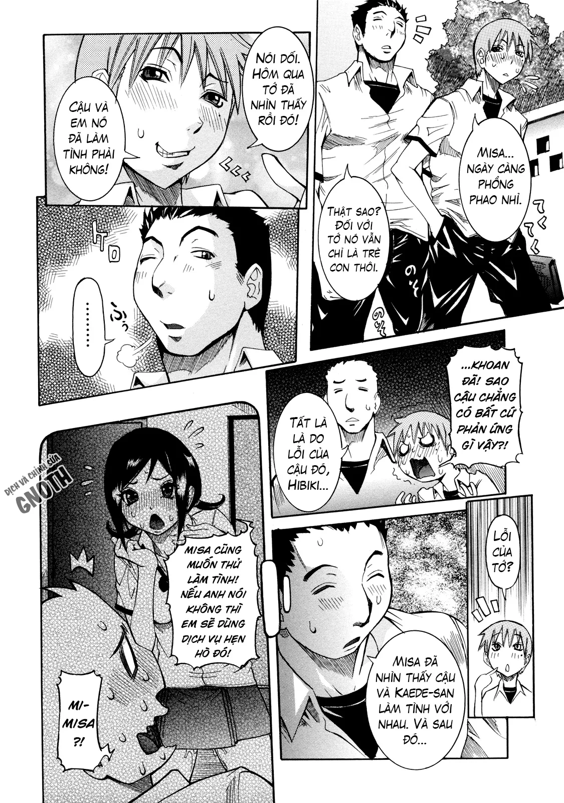 HentaiVN.net - Ảnh 7 - Nenchaku Taishitsu [Sticky Constitution] - Chap 4 – Anh trai, em gái và chị gái, em trai (1)