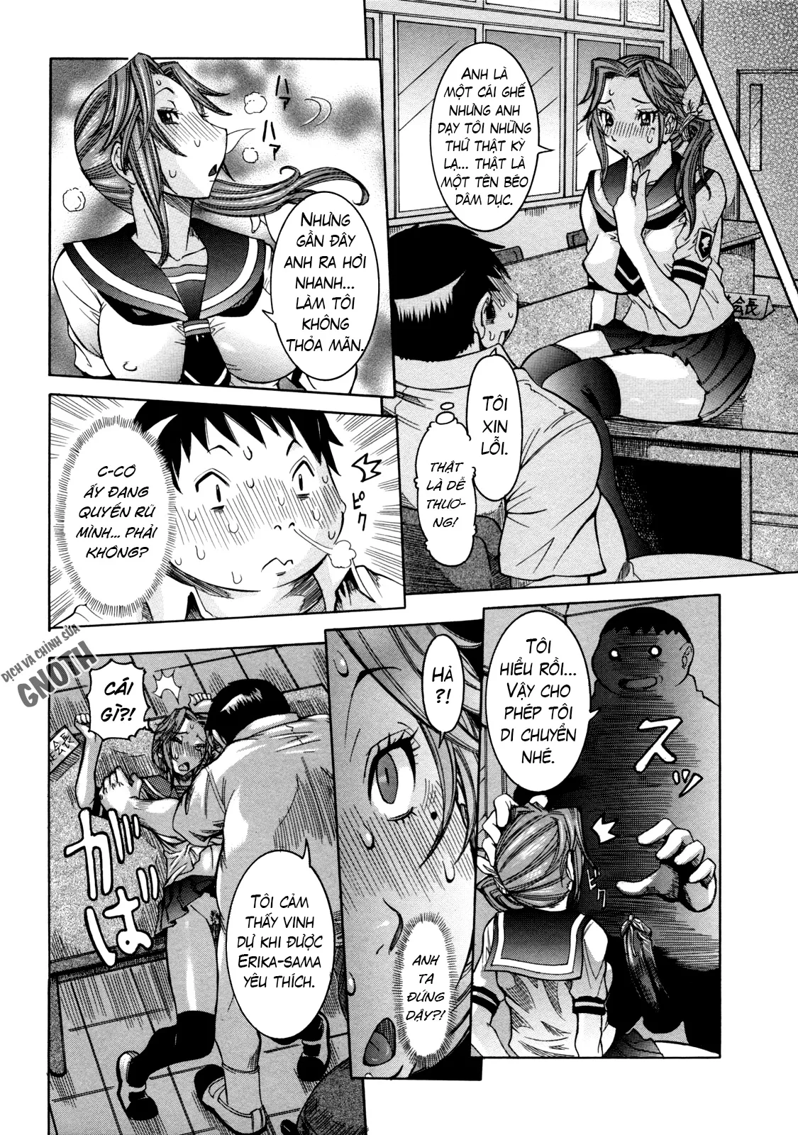HentaiVN.net - Ảnh 13 - Nenchaku Taishitsu [Sticky Constitution] - Chap 6 – Cái ghế của chủ tịch