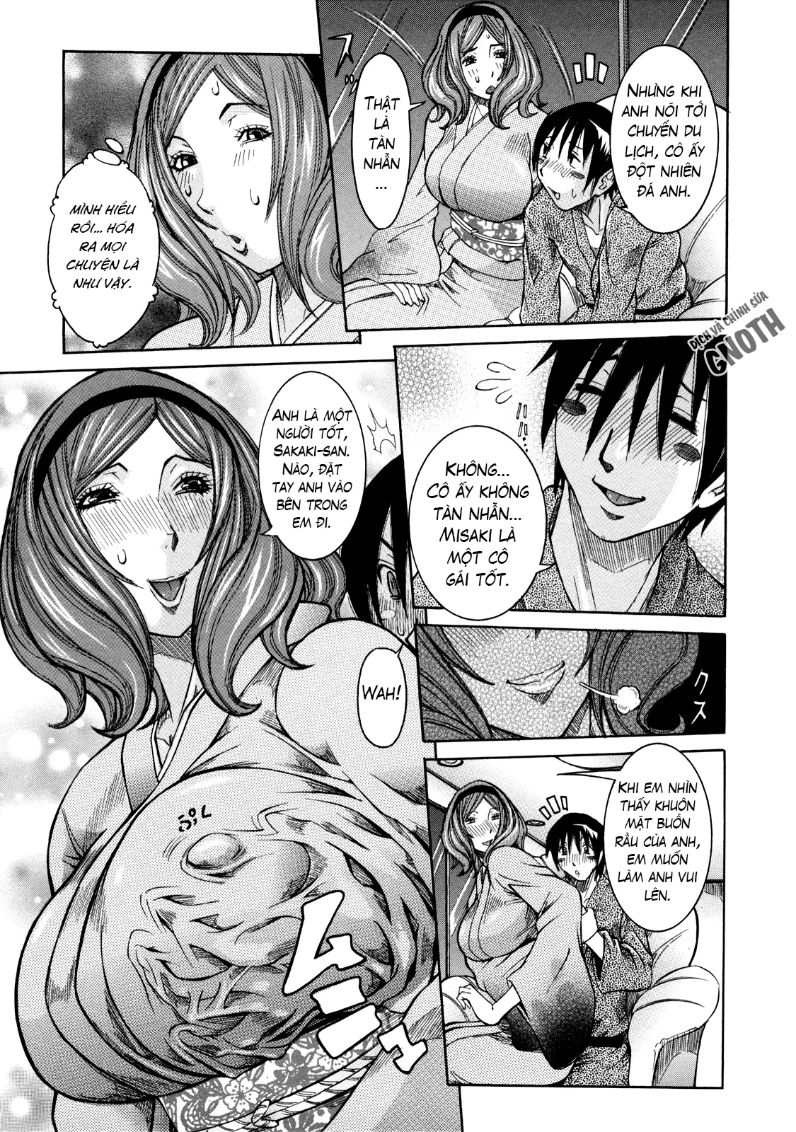 HentaiVN.net - Ảnh 16 - Nenchaku Taishitsu [Sticky Constitution] - Chap 8 – Nhà nghỉ Hakuhou (2)