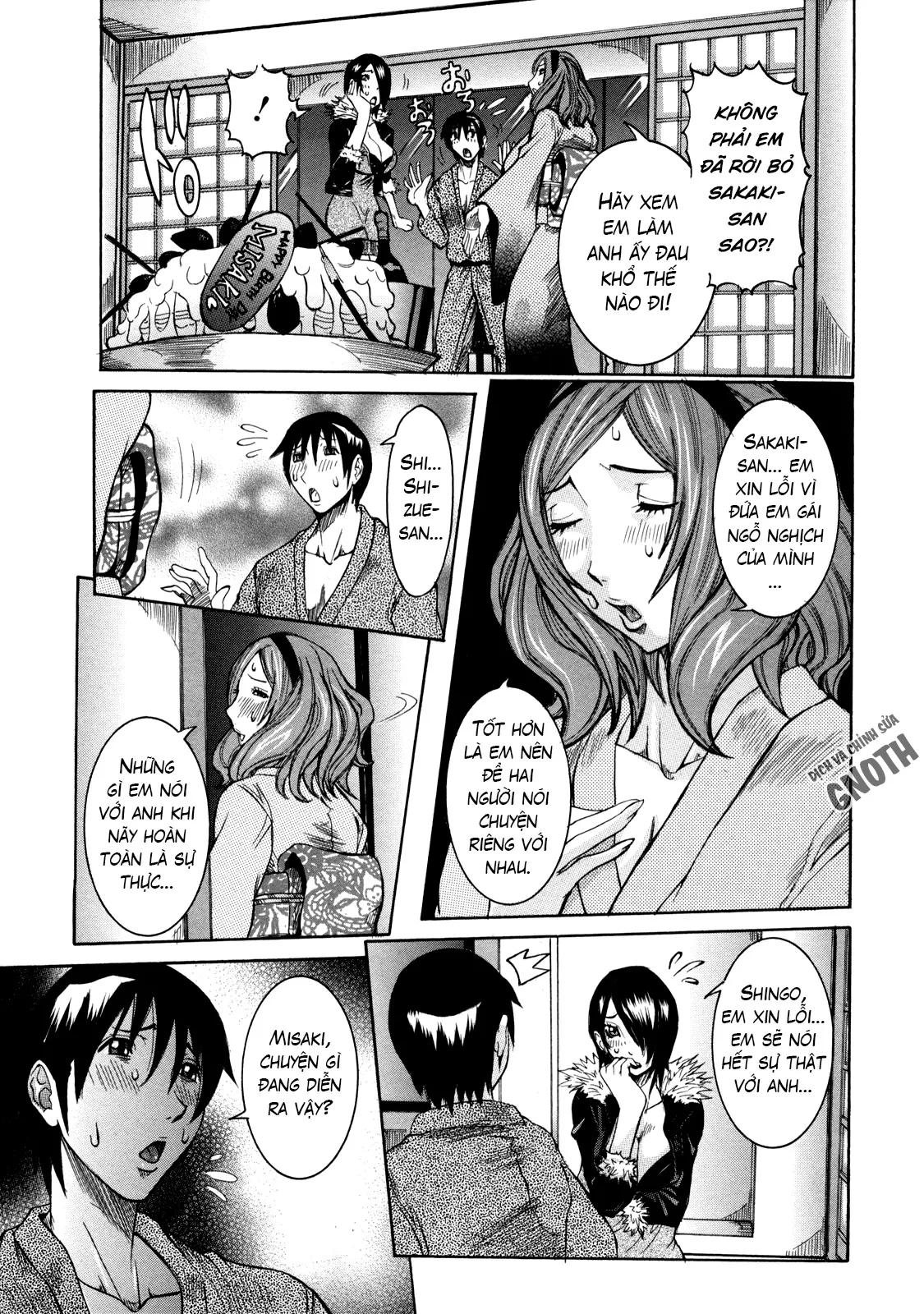 HentaiVN.net - Ảnh 10 - Nenchaku Taishitsu [Sticky Constitution] - Chap 9 – Nhà nghỉ Hakuhou (3)