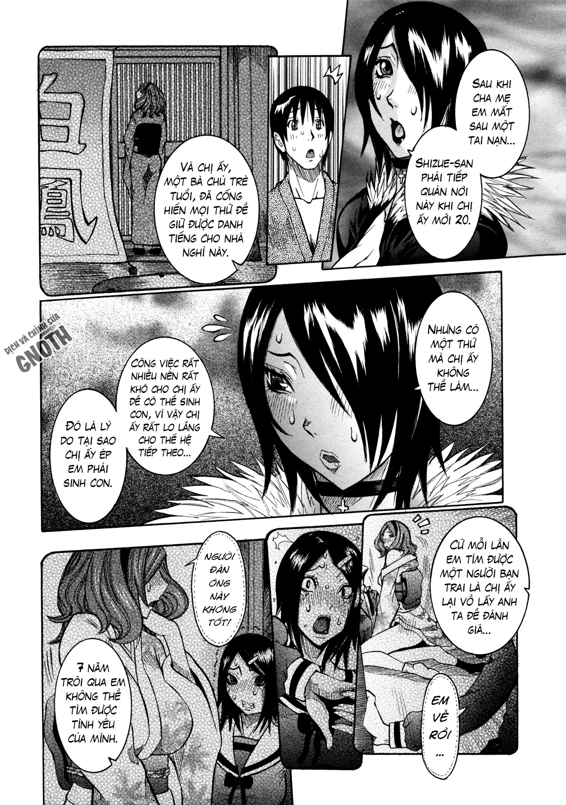 HentaiVN.net - Ảnh 11 - Nenchaku Taishitsu [Sticky Constitution] - Chap 9 – Nhà nghỉ Hakuhou (3)
