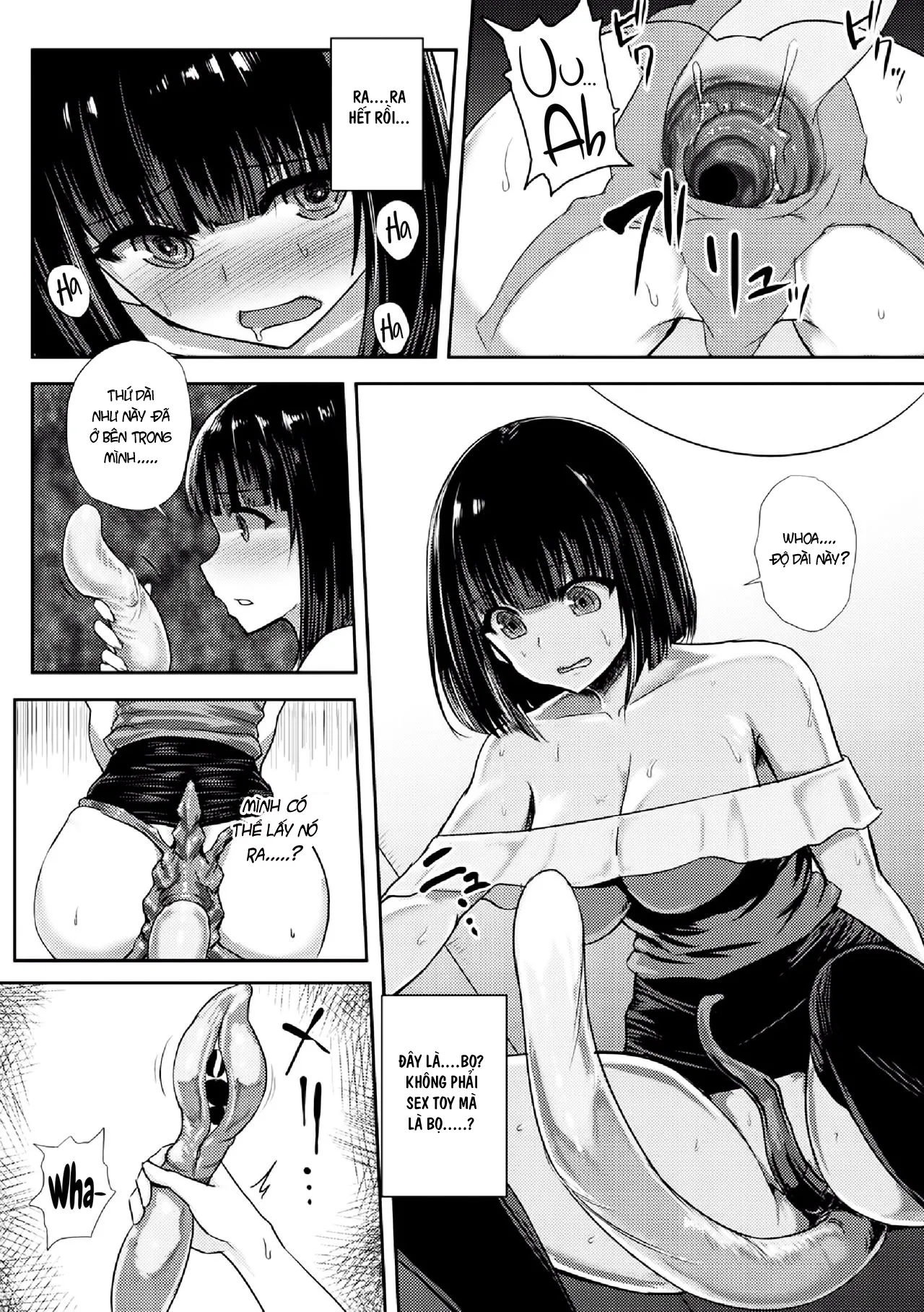 HentaiVN.net - Ảnh 11 - Cái gì được sinh ra từ lỗ đít? [Alien vs. College girl ~what's born form one's anus~; Alien Vs Joshidaisei ~Shiri No Ana Kara Umareshi Mono~] - Oneshot