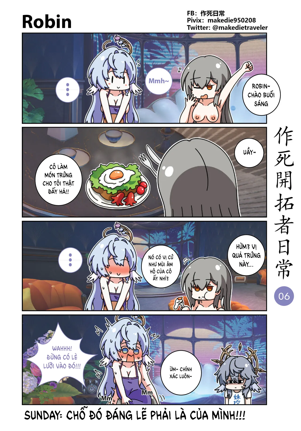 HentaiVN.net - Ảnh 6 - Hành Trình Của Nhà Khai Phá [作死開拓者日常篇] - Chap 1